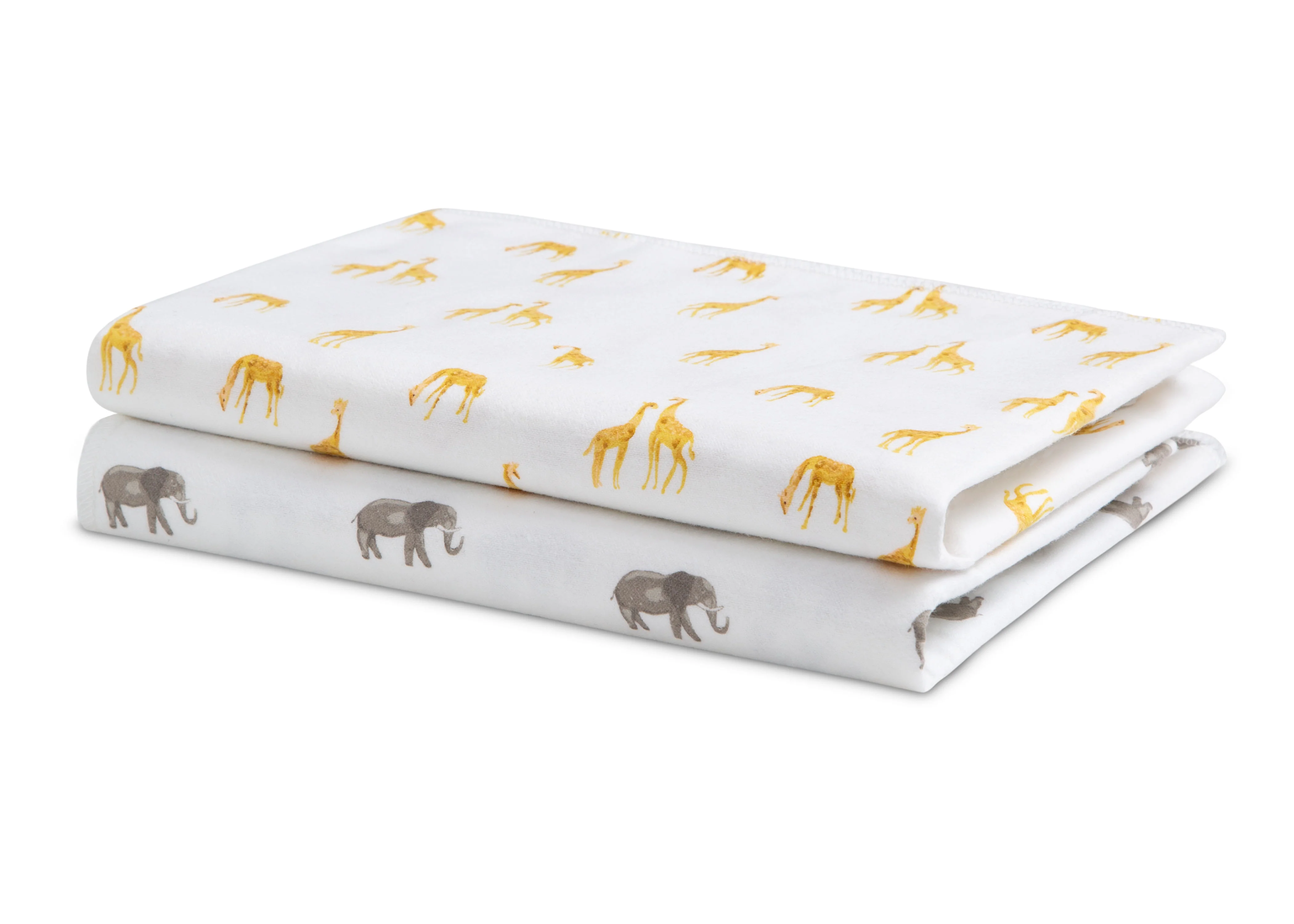 100% Cotton Flannel Baby Receiving Blankets - 2 Pack - Image 16