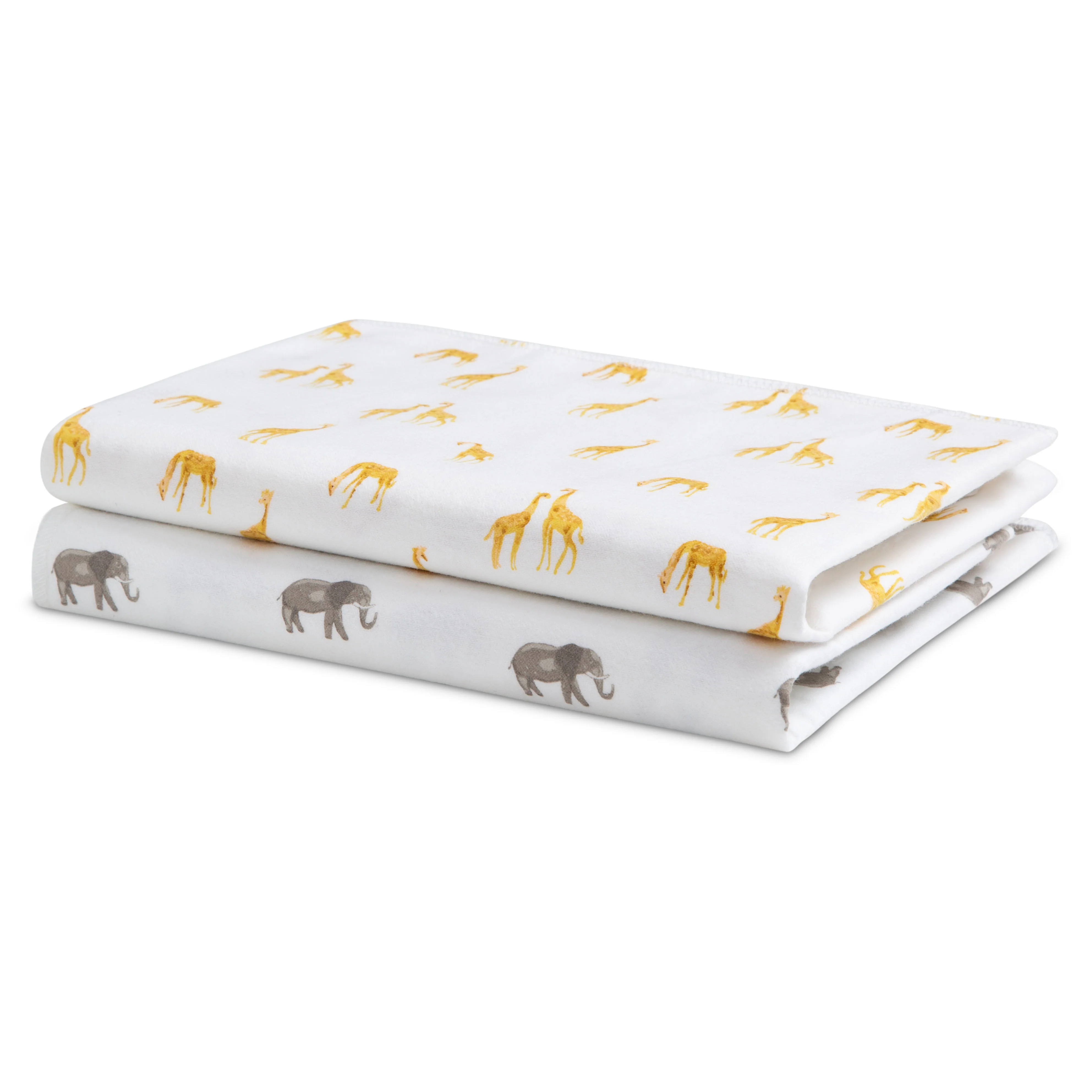 100% Cotton Flannel Baby Receiving Blankets - 2 Pack - Image 18