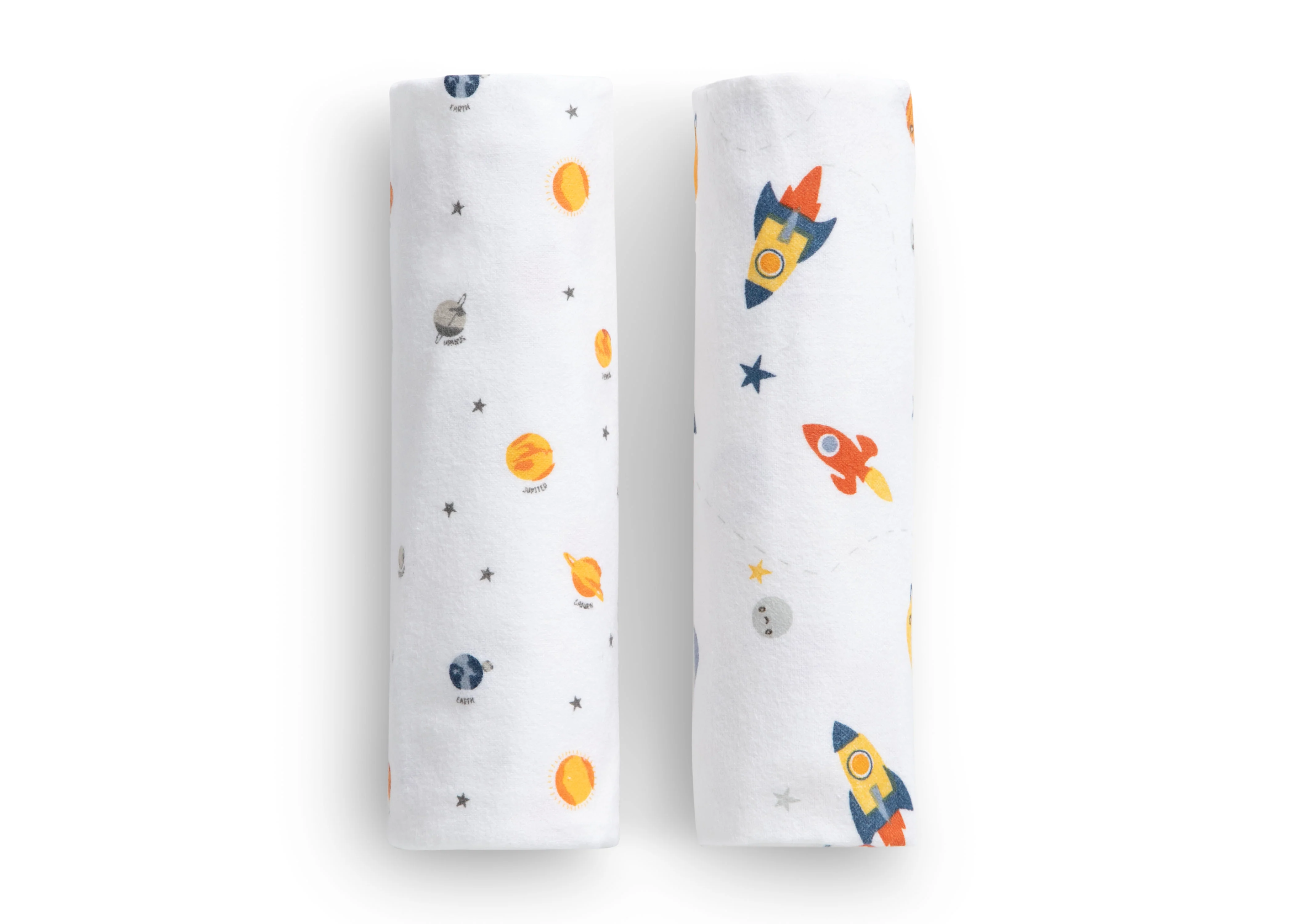 100% Cotton Flannel Baby Receiving Blankets - 2 Pack - Image 8