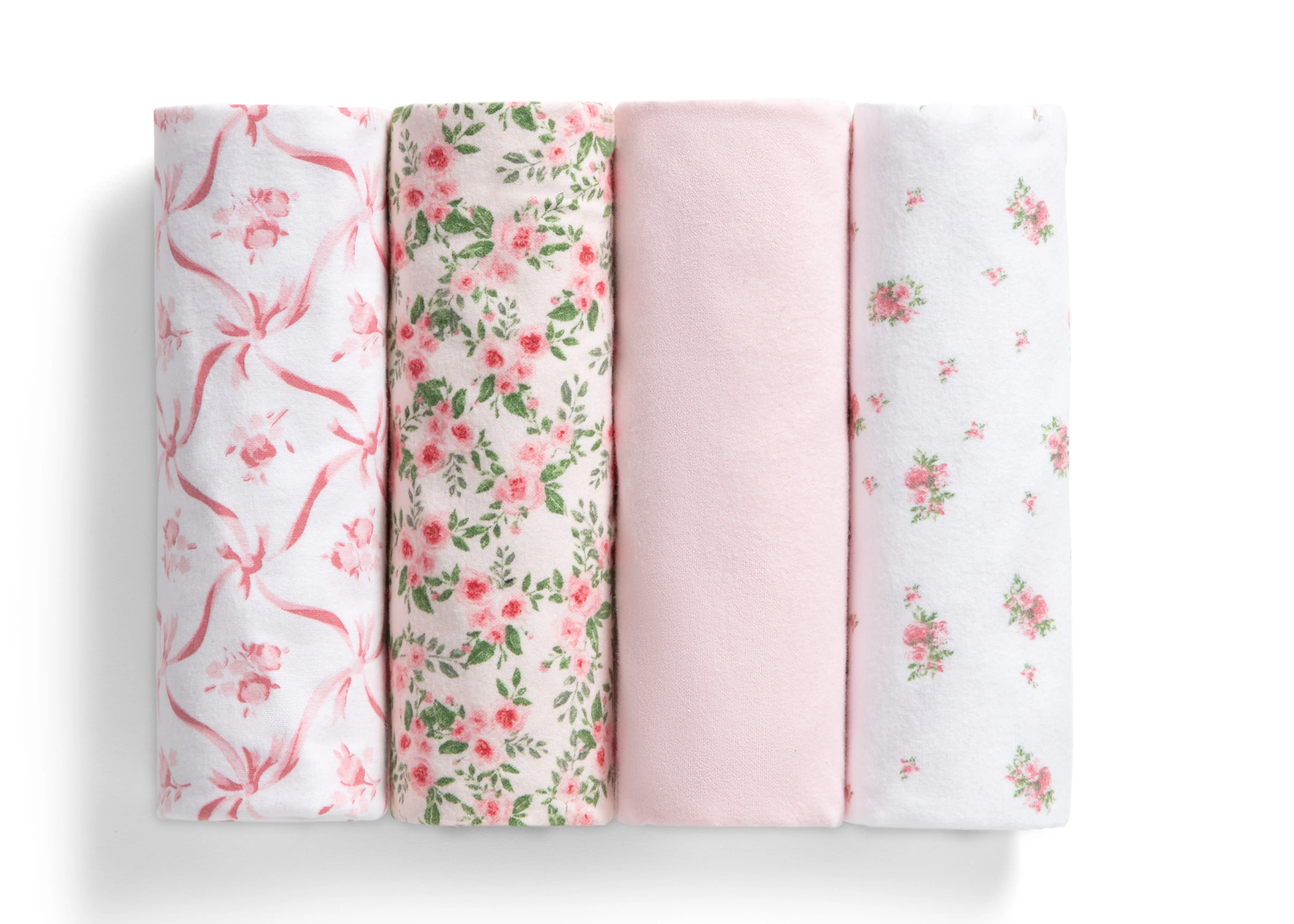 100% Cotton Flannel Baby Receiving Blankets - 4 Pack - Image 14