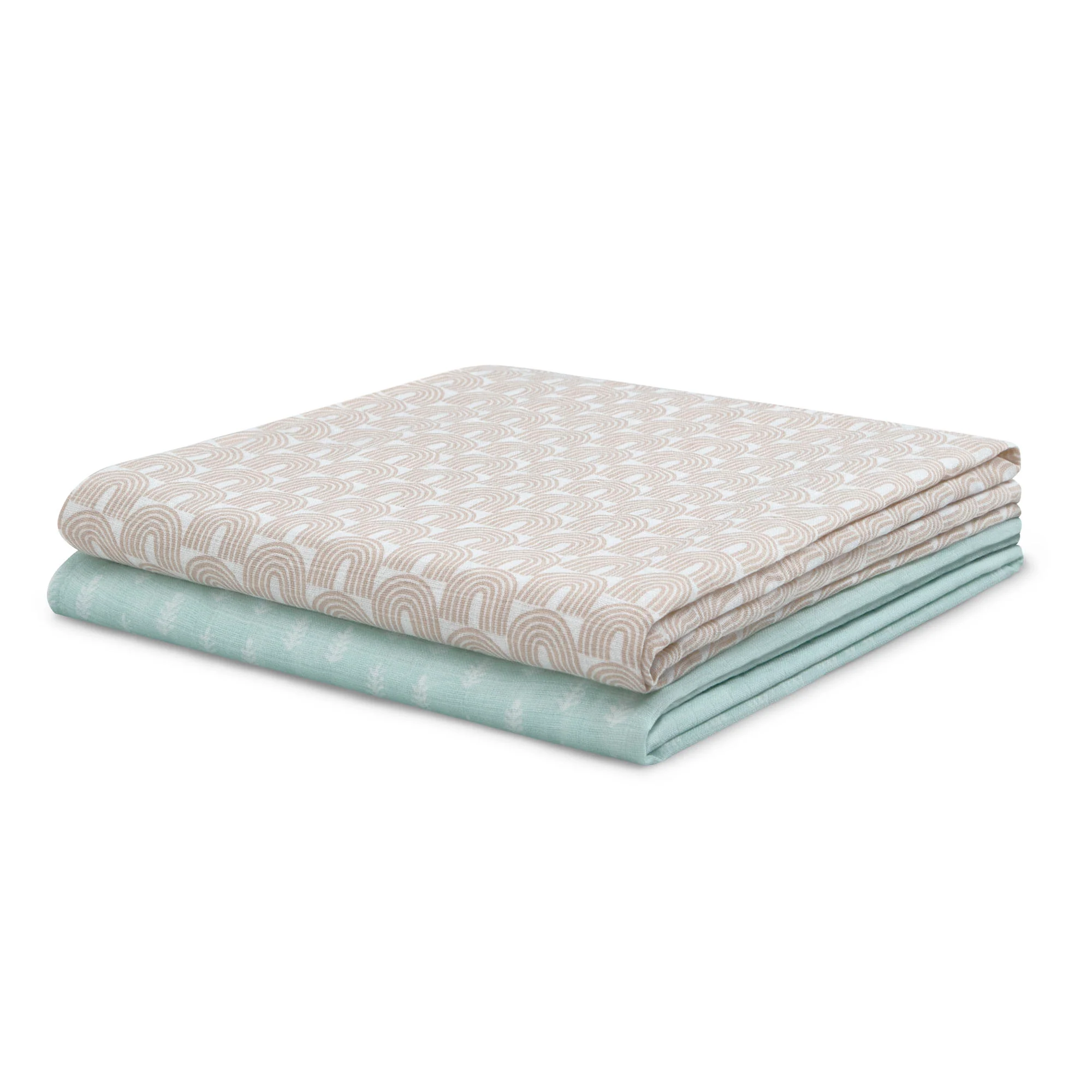 100% Cotton Muslin Baby Receiving Blankets - 2 Pack - Image 18