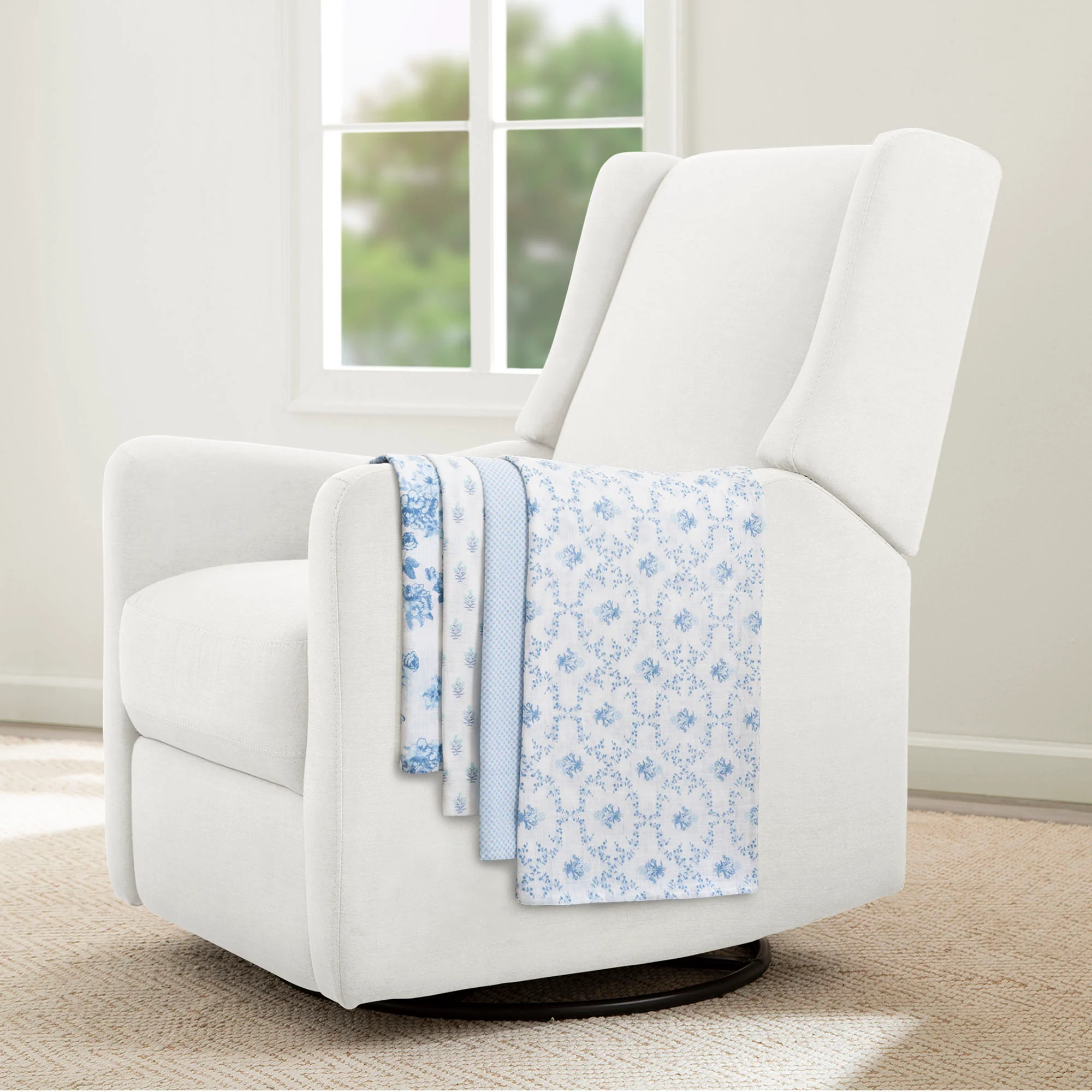 100% Cotton Muslin Baby Receiving Blankets - 4 Pack - Image 11