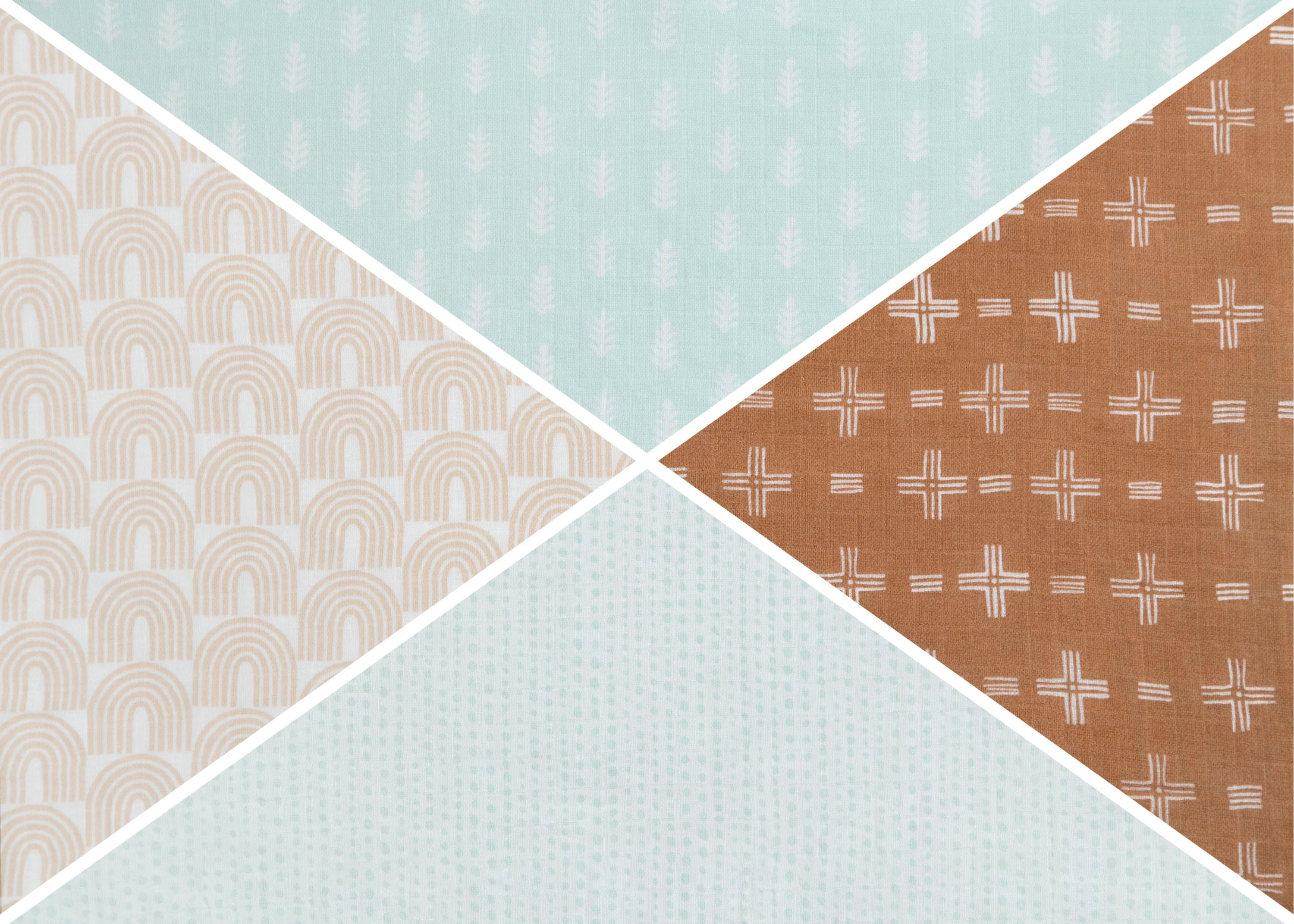 100% Cotton Muslin Baby Receiving Blankets - 4 Pack - Image 15