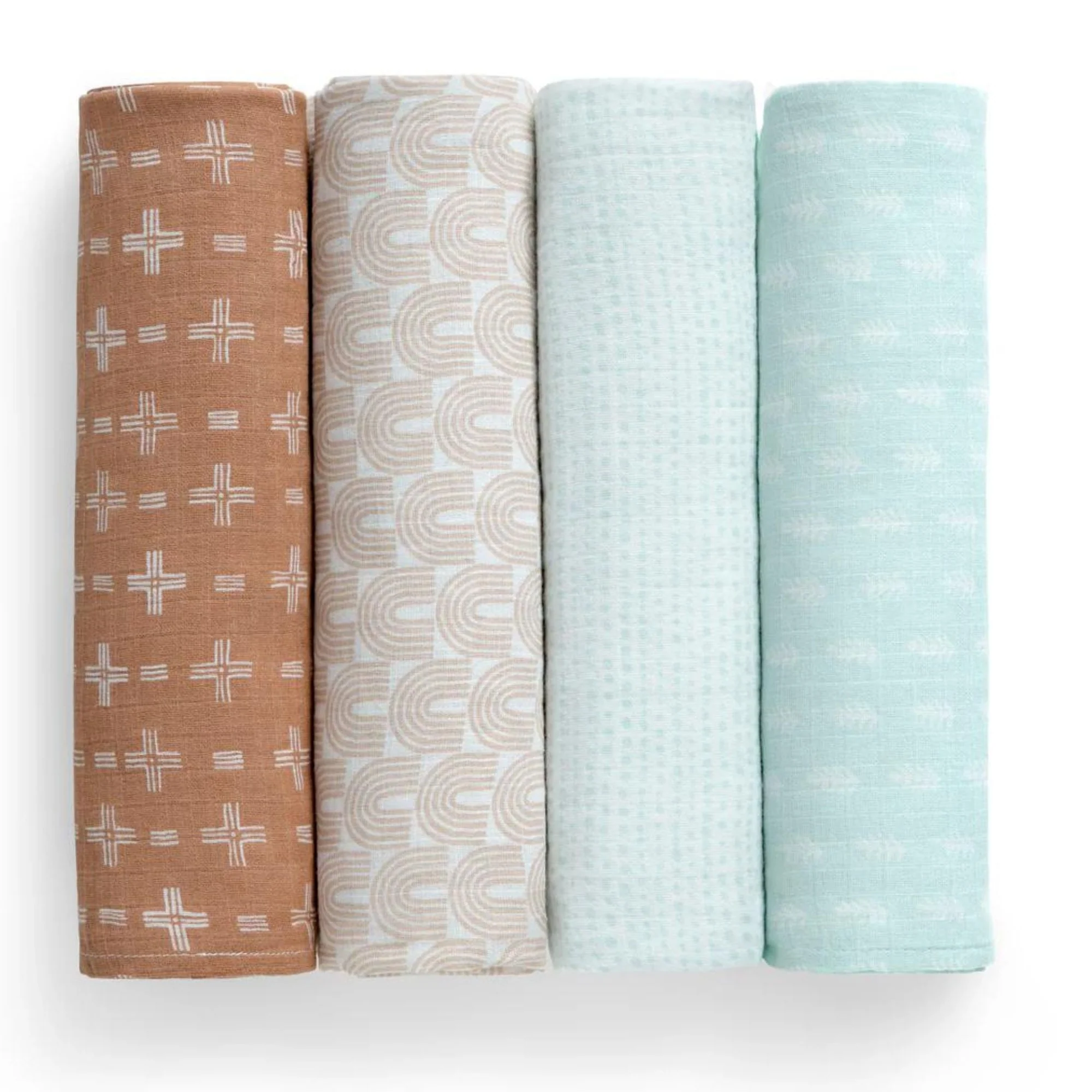 100% Cotton Muslin Baby Receiving Blankets - 4 Pack - Image 21