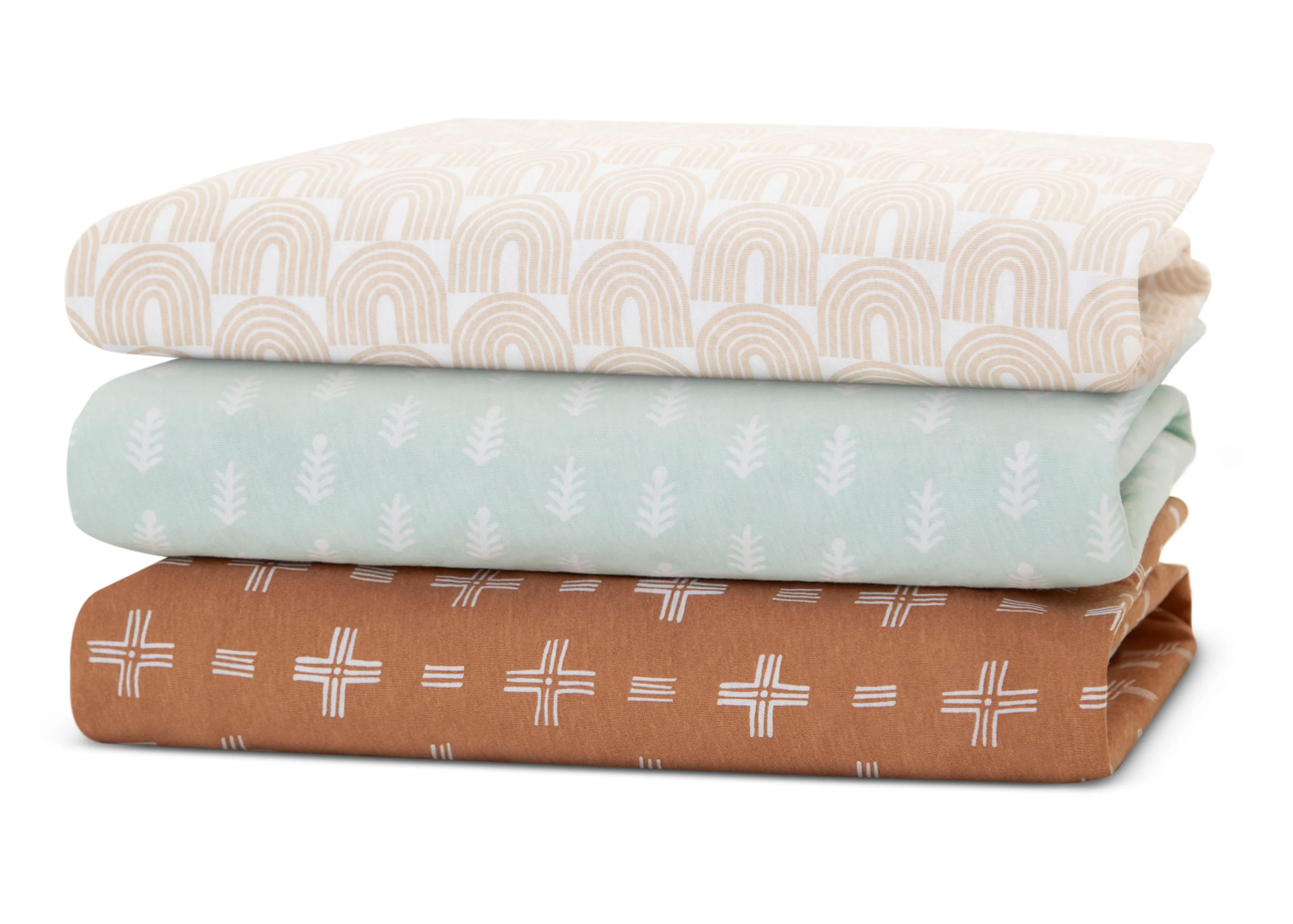 100% Organic Cotton Fitted Crib Sheets - 3 Pack - Image 19