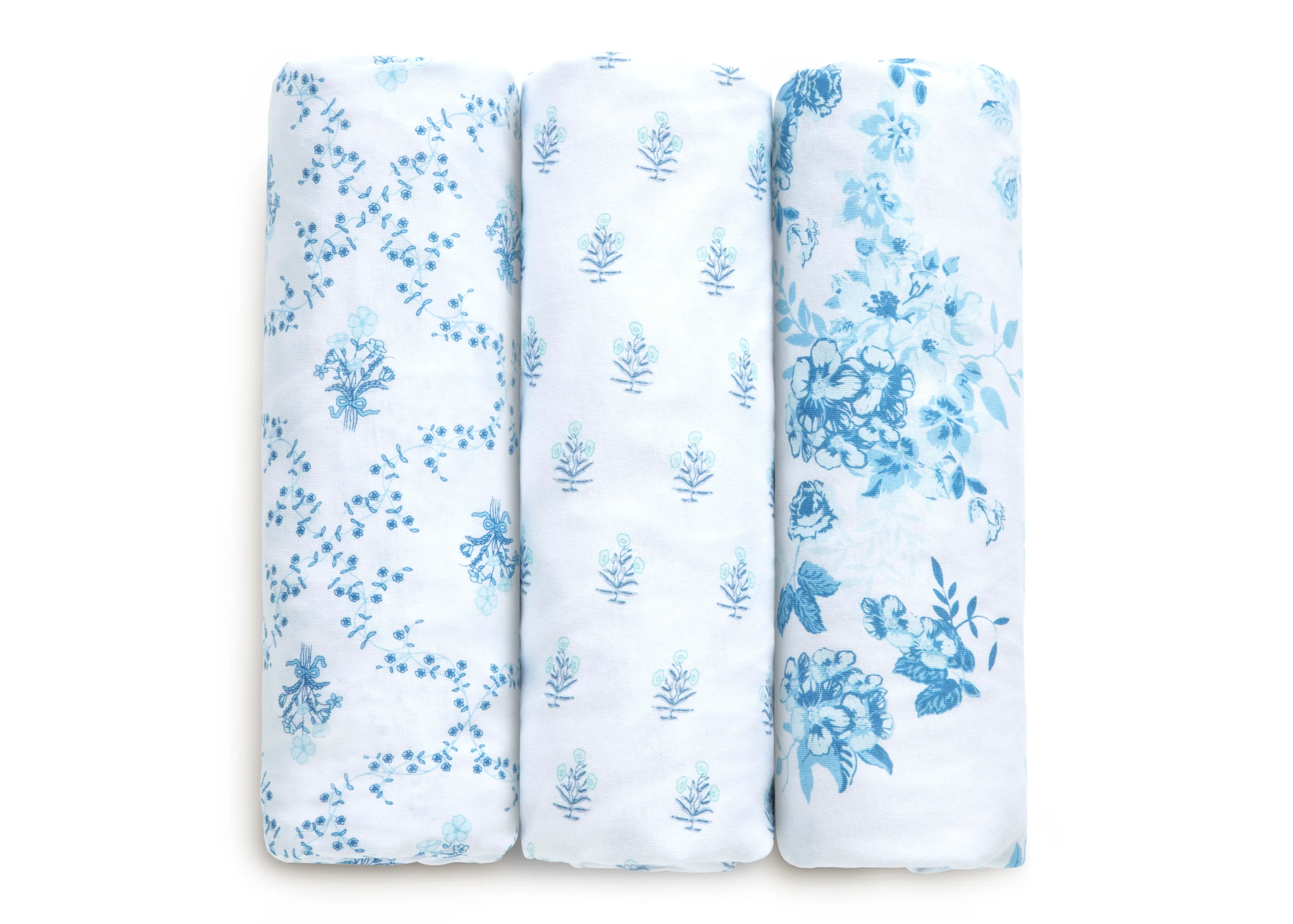 100% Organic Cotton Fitted Crib Sheets - 3 Pack - Image 2