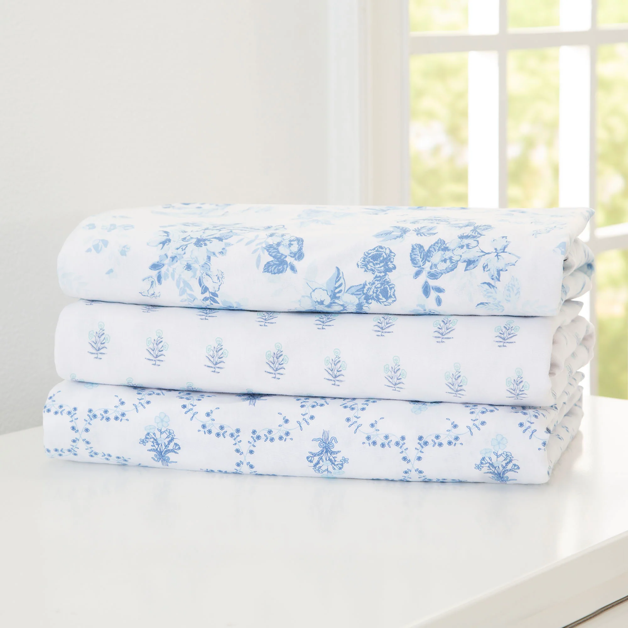 100% Organic Cotton Fitted Crib Sheets - 3 Pack - Image 6