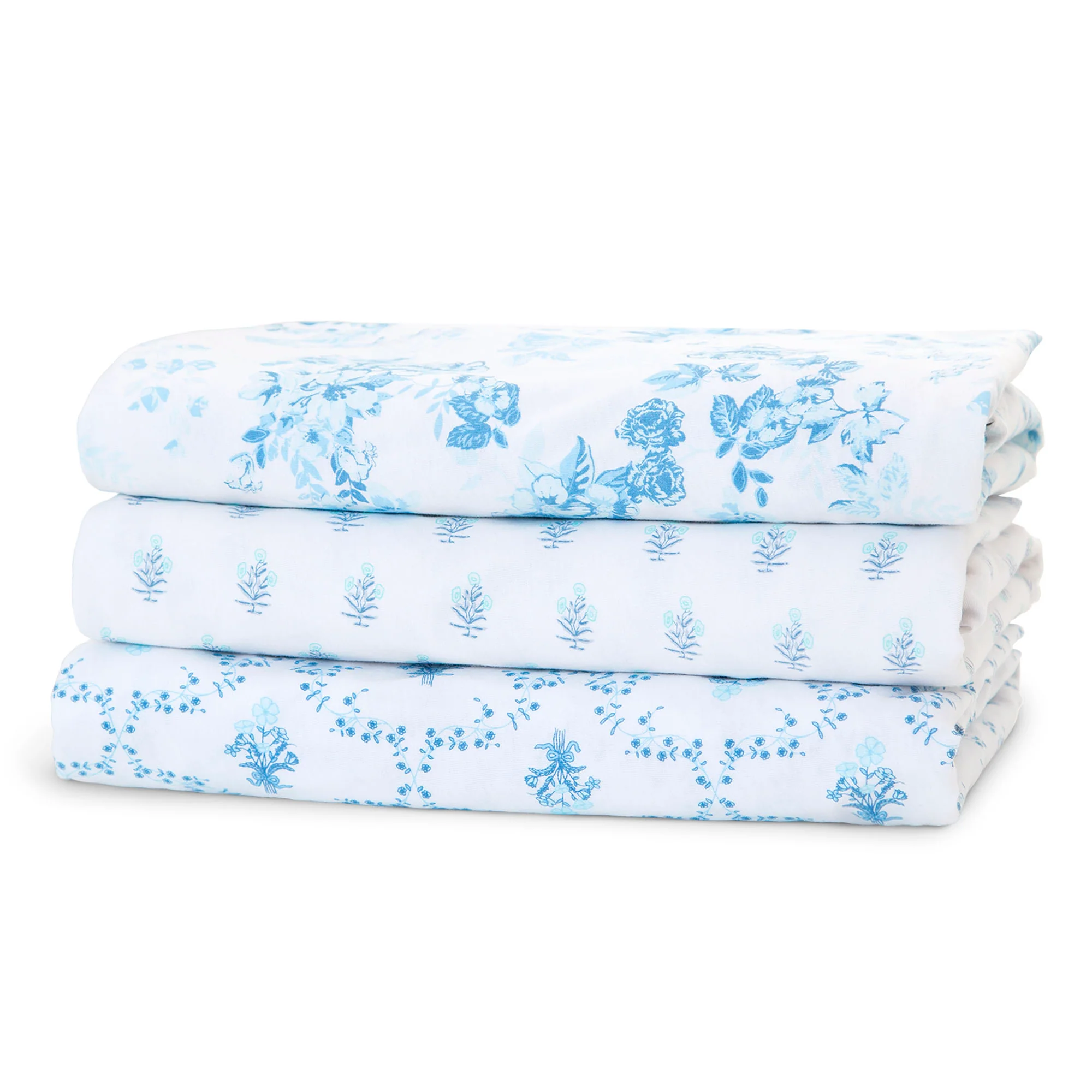 100% Organic Cotton Fitted Crib Sheets - 3 Pack - Image 7