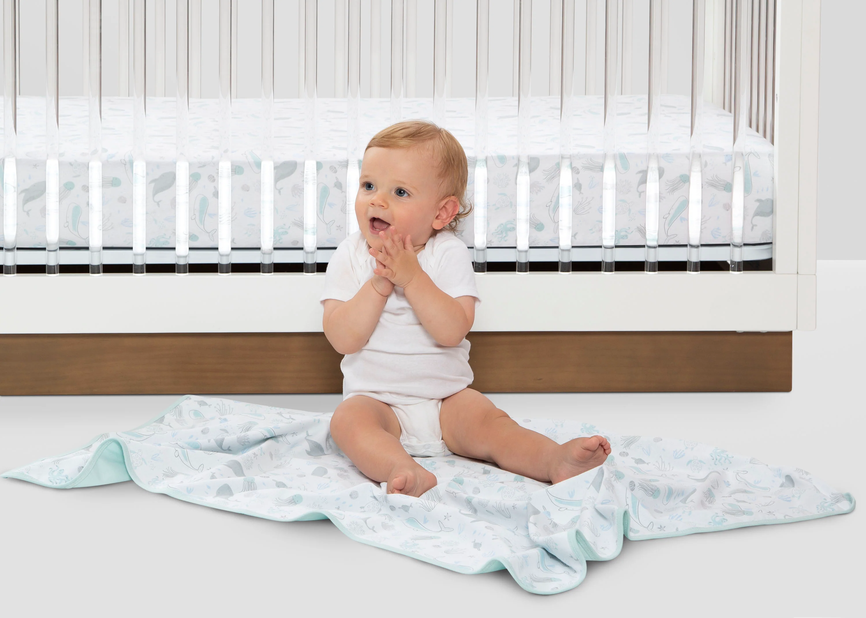 100% Organic Cotton Fitted Crib Sheets - 3 Pack - Image 8