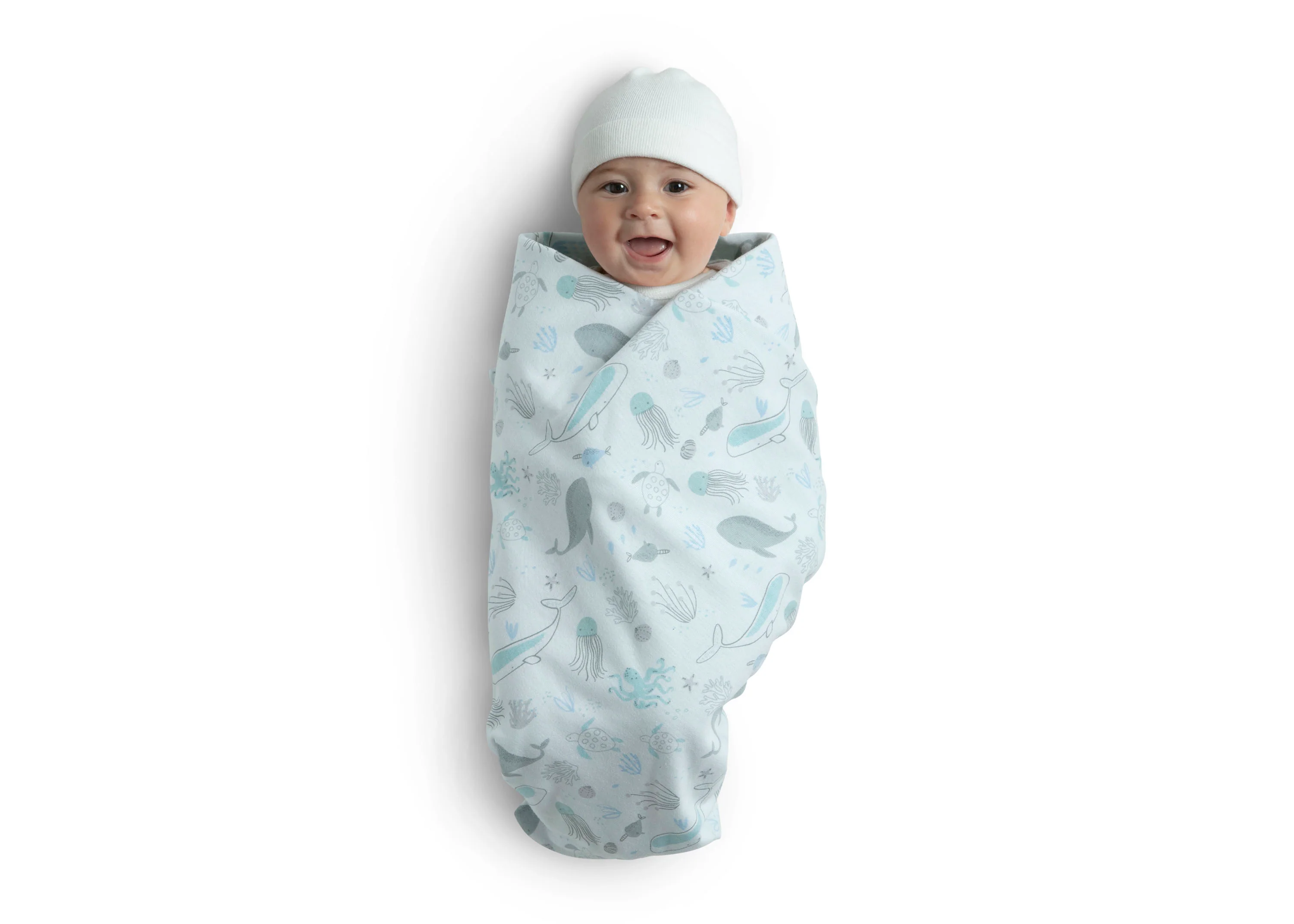 100% Organic Jersey Cotton Baby Receiving Blankets - 2 Pack - Image 13