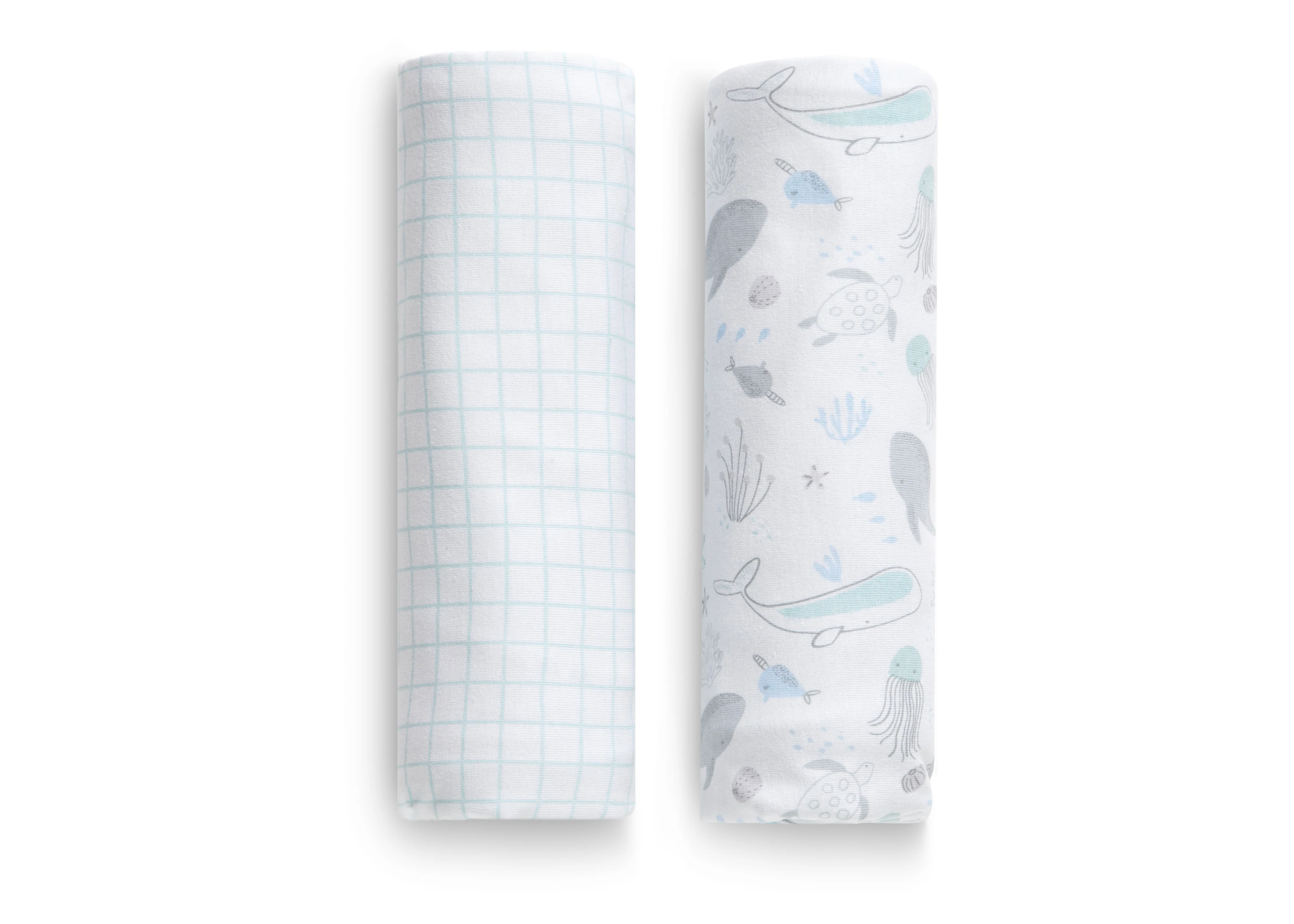 100% Organic Jersey Cotton Baby Receiving Blankets - 2 Pack - Image 14