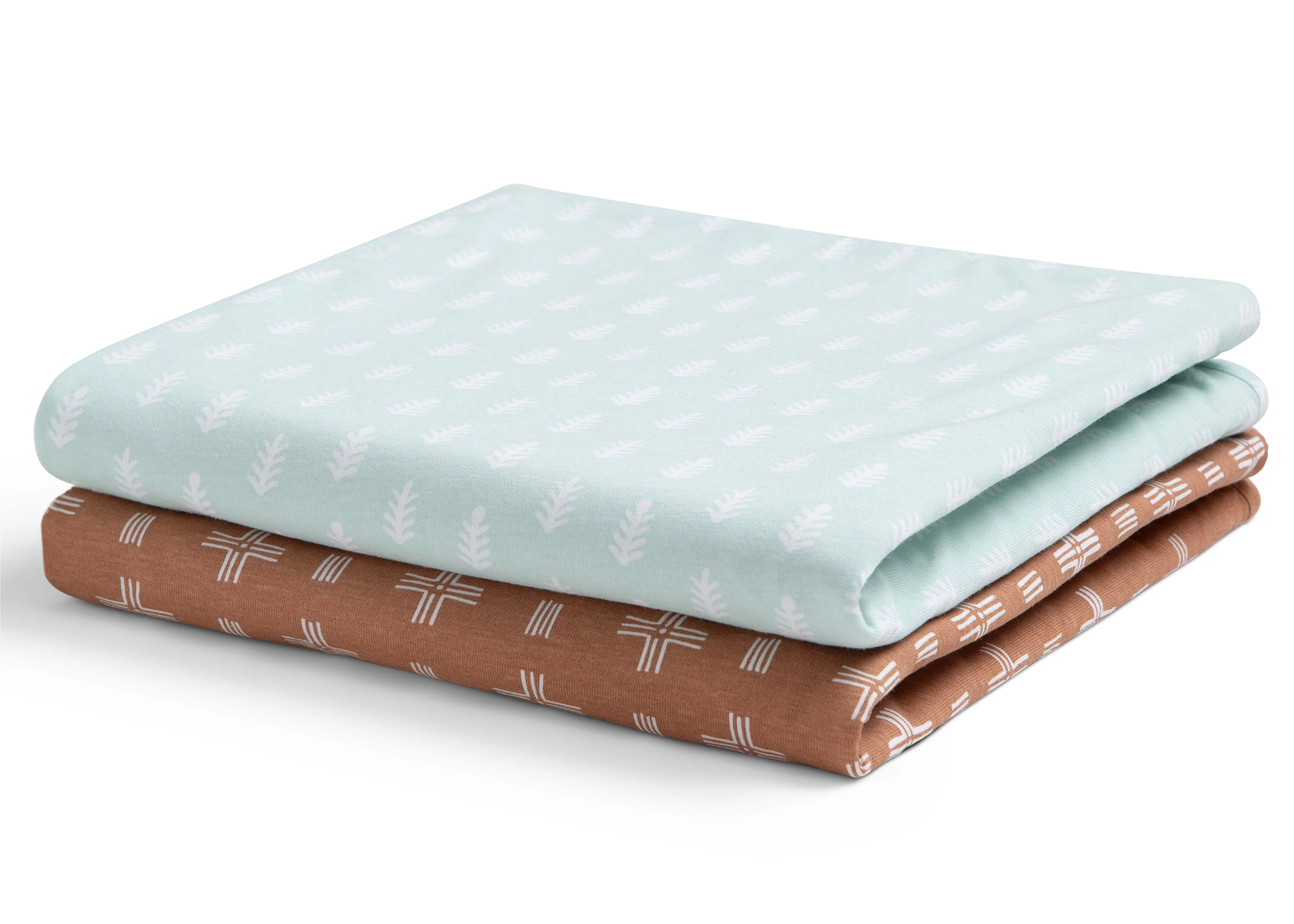 100% Organic Jersey Cotton Baby Receiving Blankets - 2 Pack - Image 4