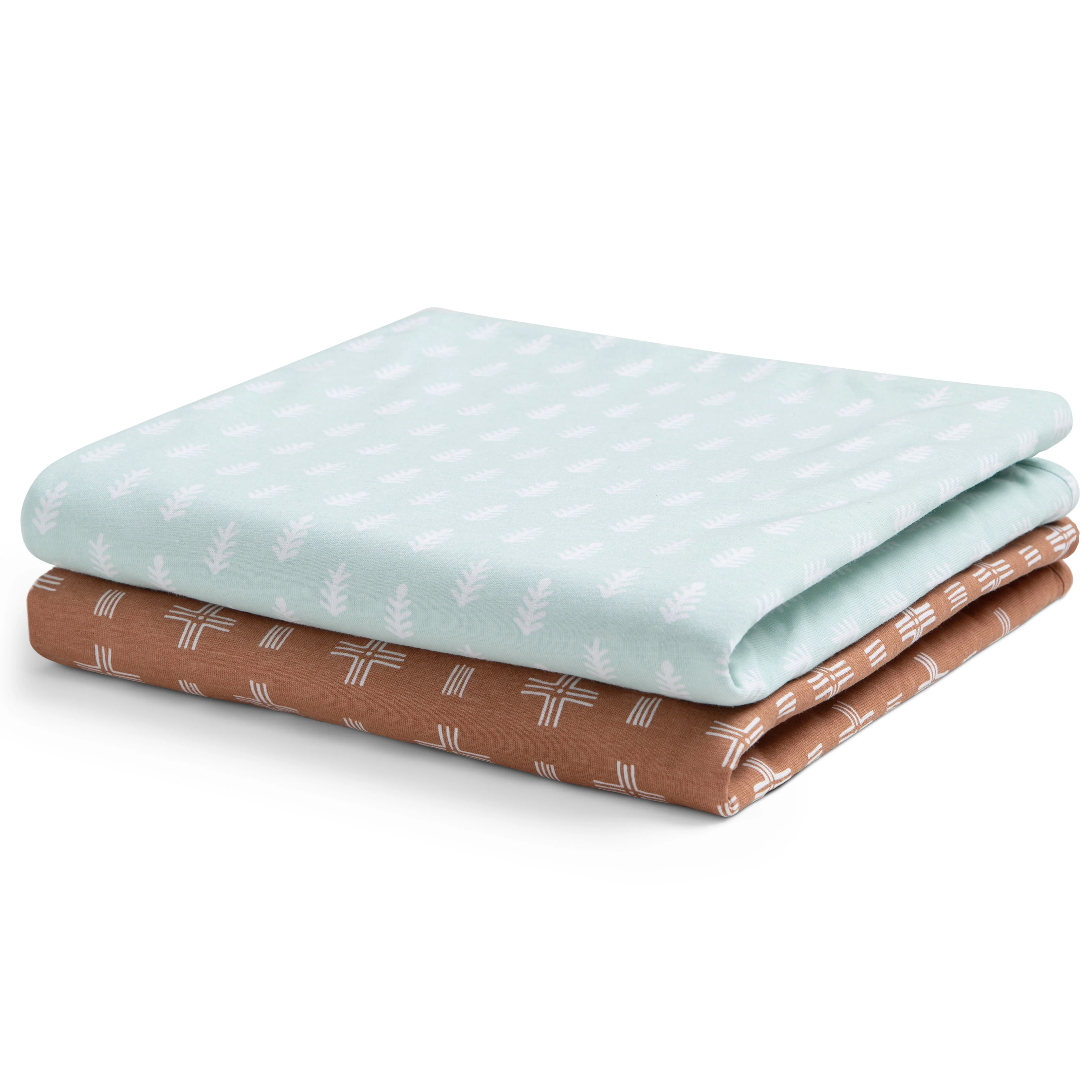 100% Organic Jersey Cotton Baby Receiving Blankets - 2 Pack - Image 6