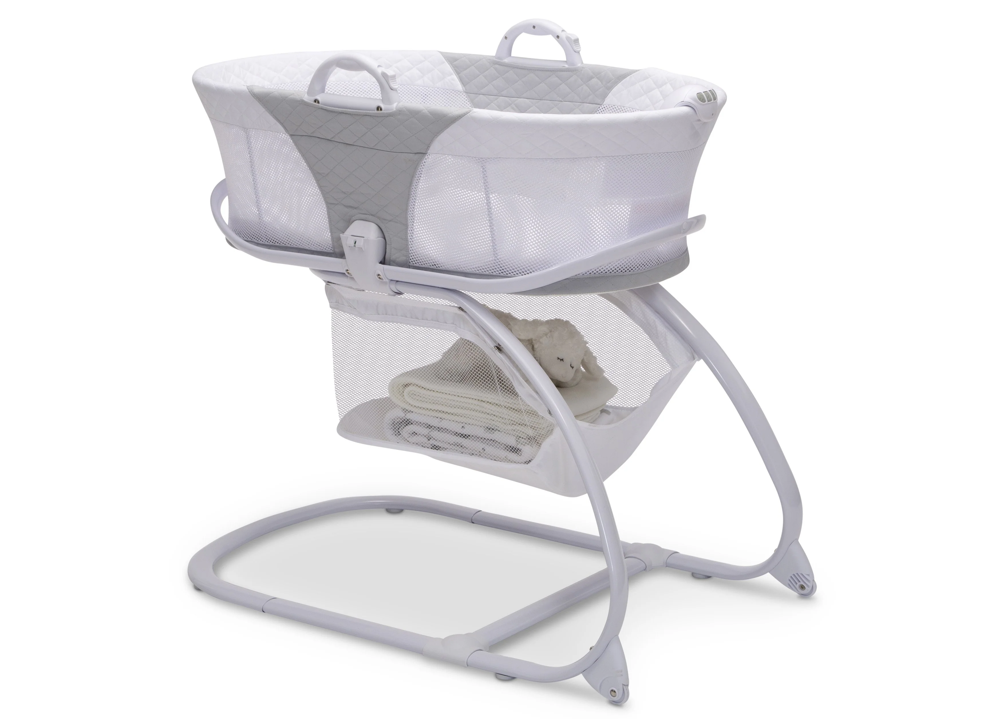 2-in-1 Moses Basket Bedside Bassinet Sleeper - Image 3