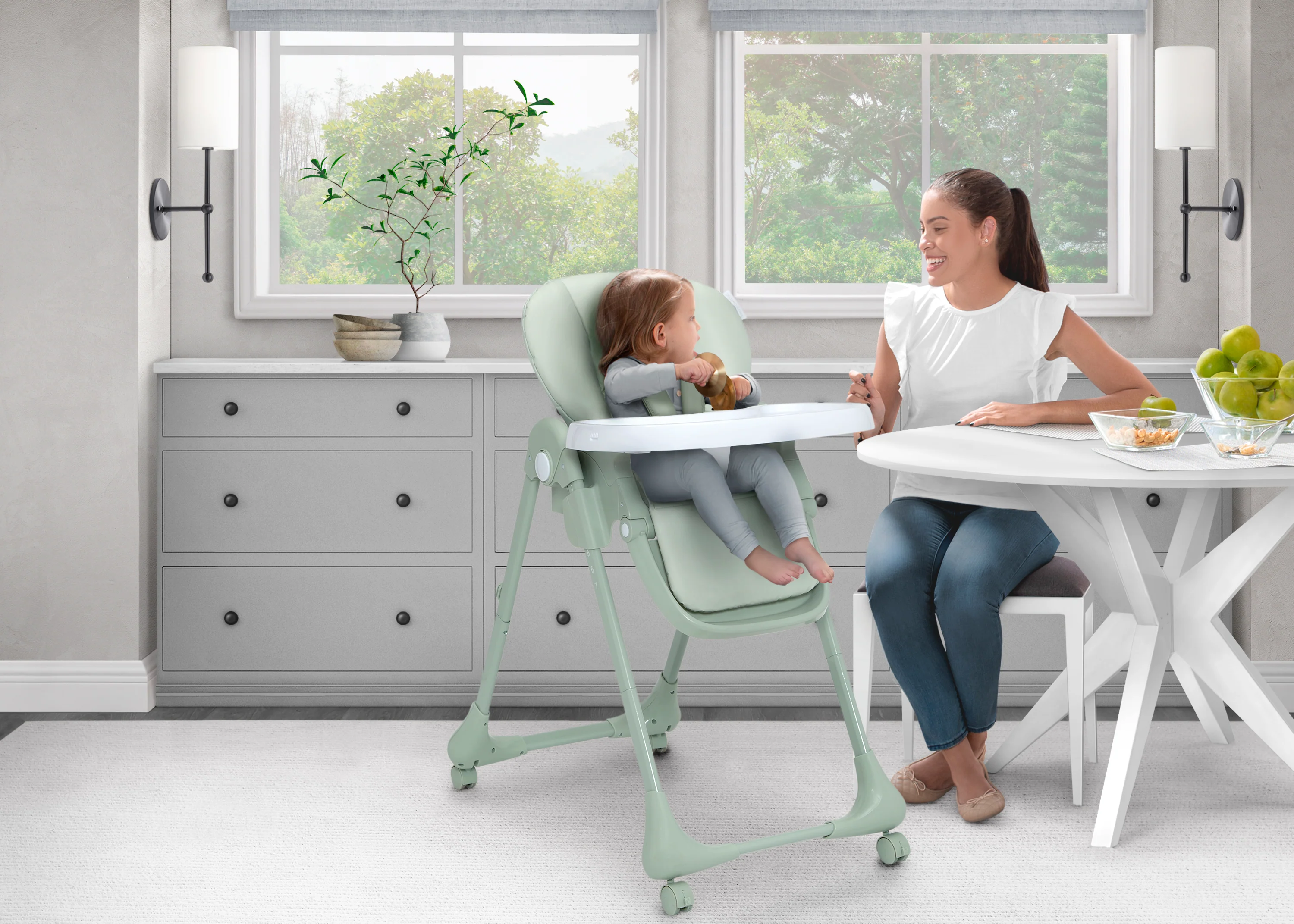 2-in-1 SlimFold High Chair for Babies and Toddler - Image 19