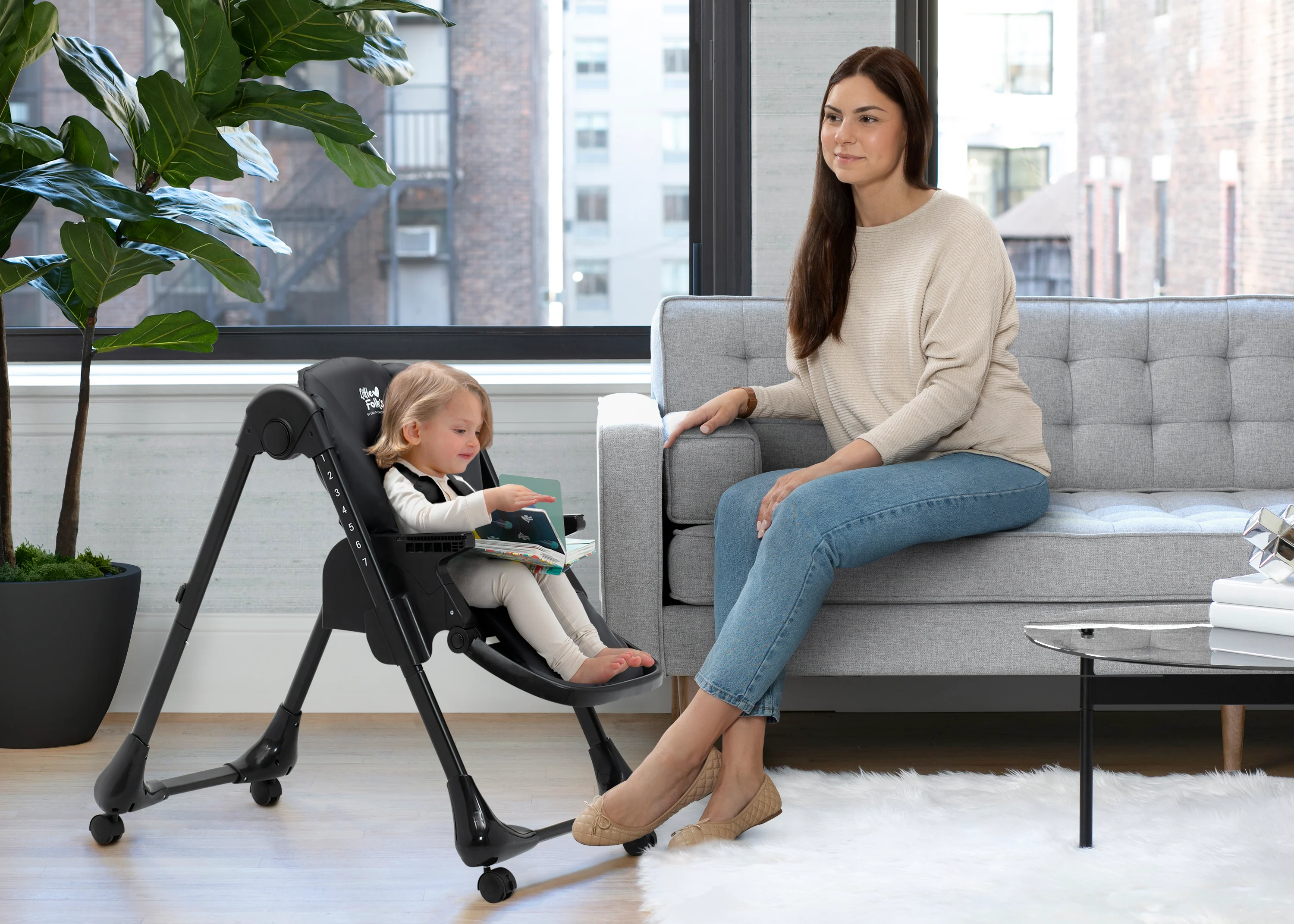 2-in-1 SlimFold High Chair for Babies and Toddler - Image 2