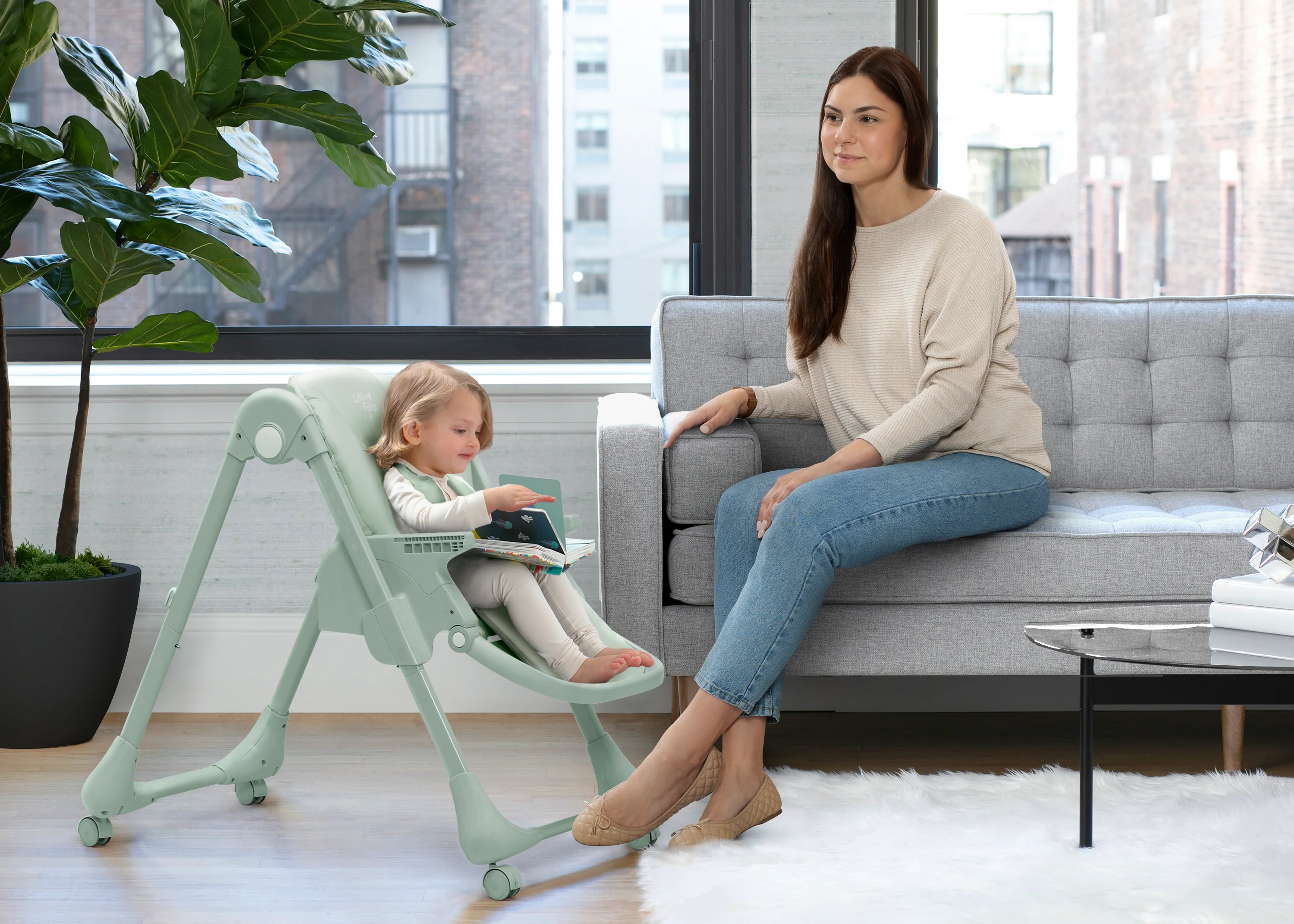 2-in-1 SlimFold High Chair for Babies and Toddler - Image 20