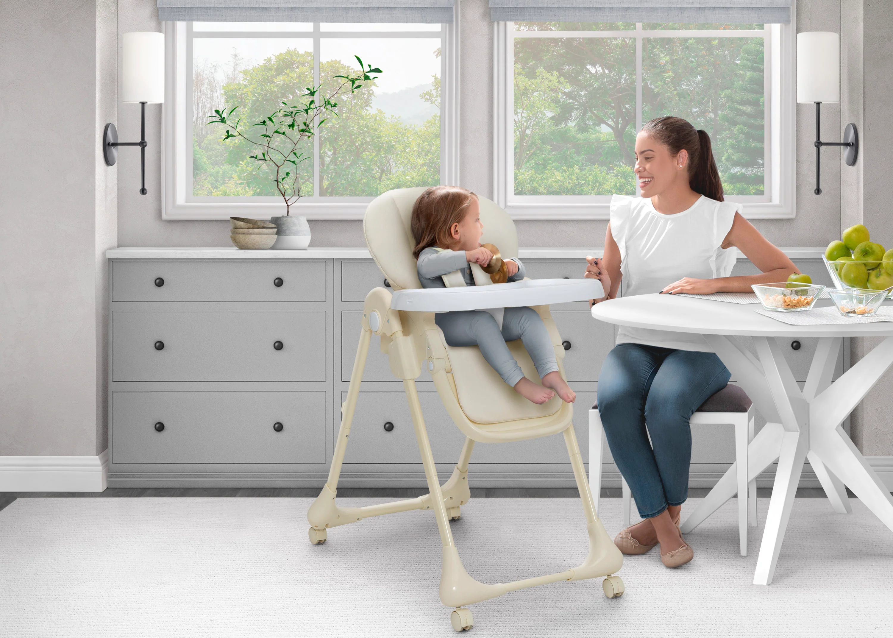 2-in-1 SlimFold High Chair for Babies and Toddler - Image 38