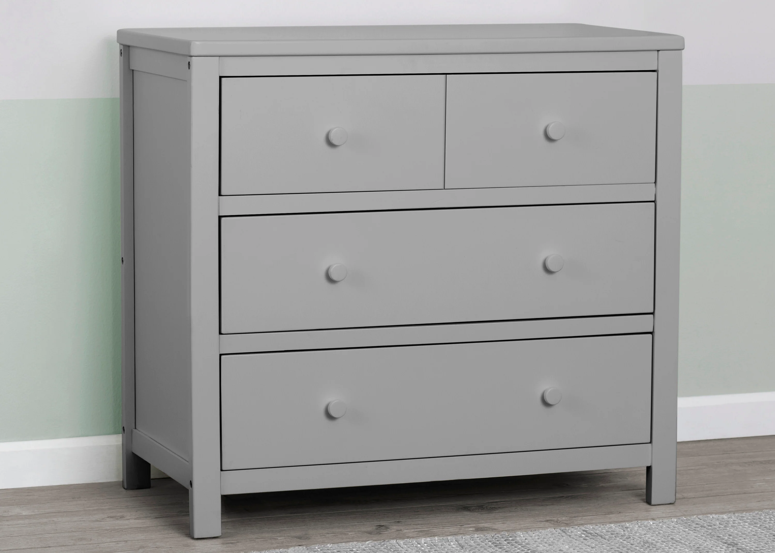 3 Drawer Dresser with Interlocking Drawers - Image 6