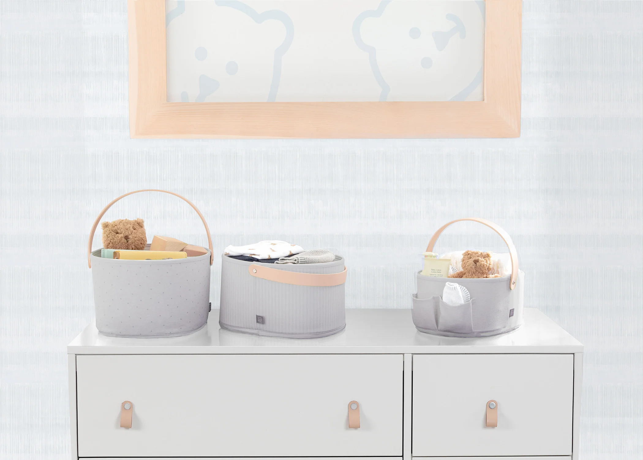 babyGap 3-Pack Nested Fabric Storage Bins with Handles - Image 10