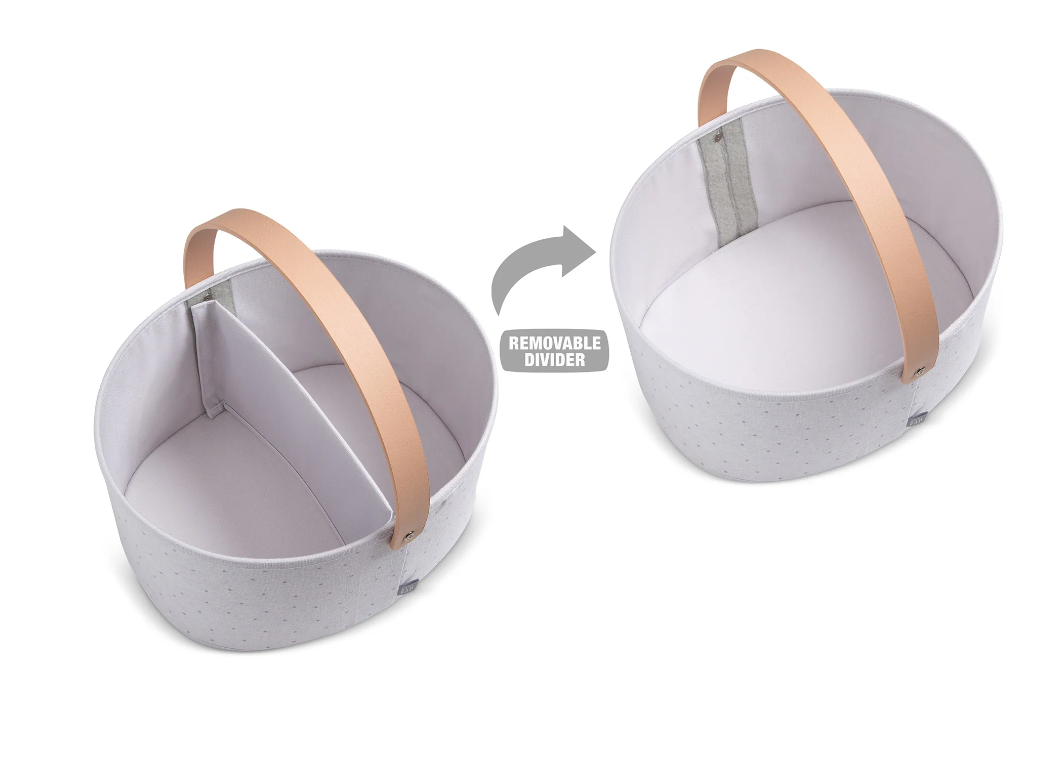 babyGap 3-Pack Nested Fabric Storage Bins with Handles - Image 12