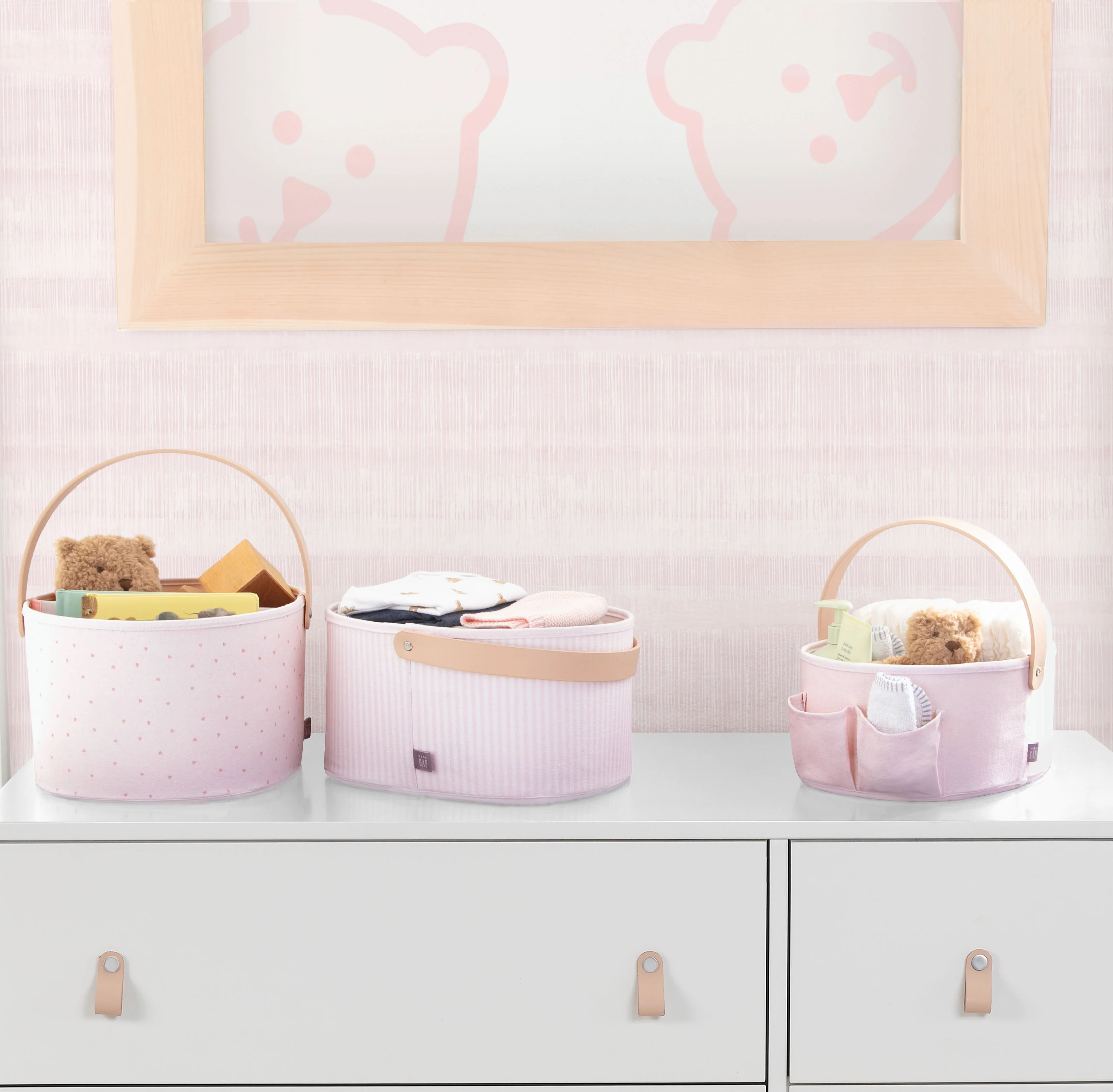 babyGap 3-Pack Nested Fabric Storage Bins with Handles - Image 14
