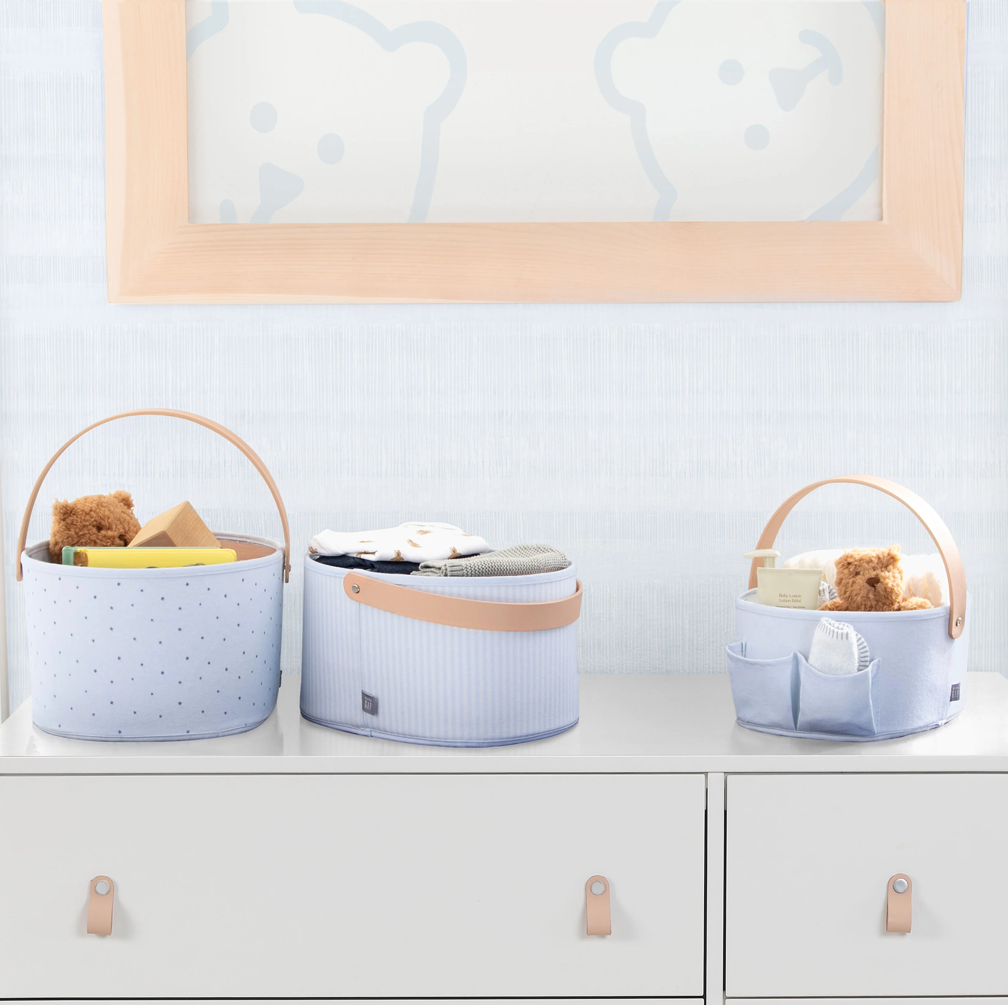 babyGap 3-Pack Nested Fabric Storage Bins with Handles - Image 15