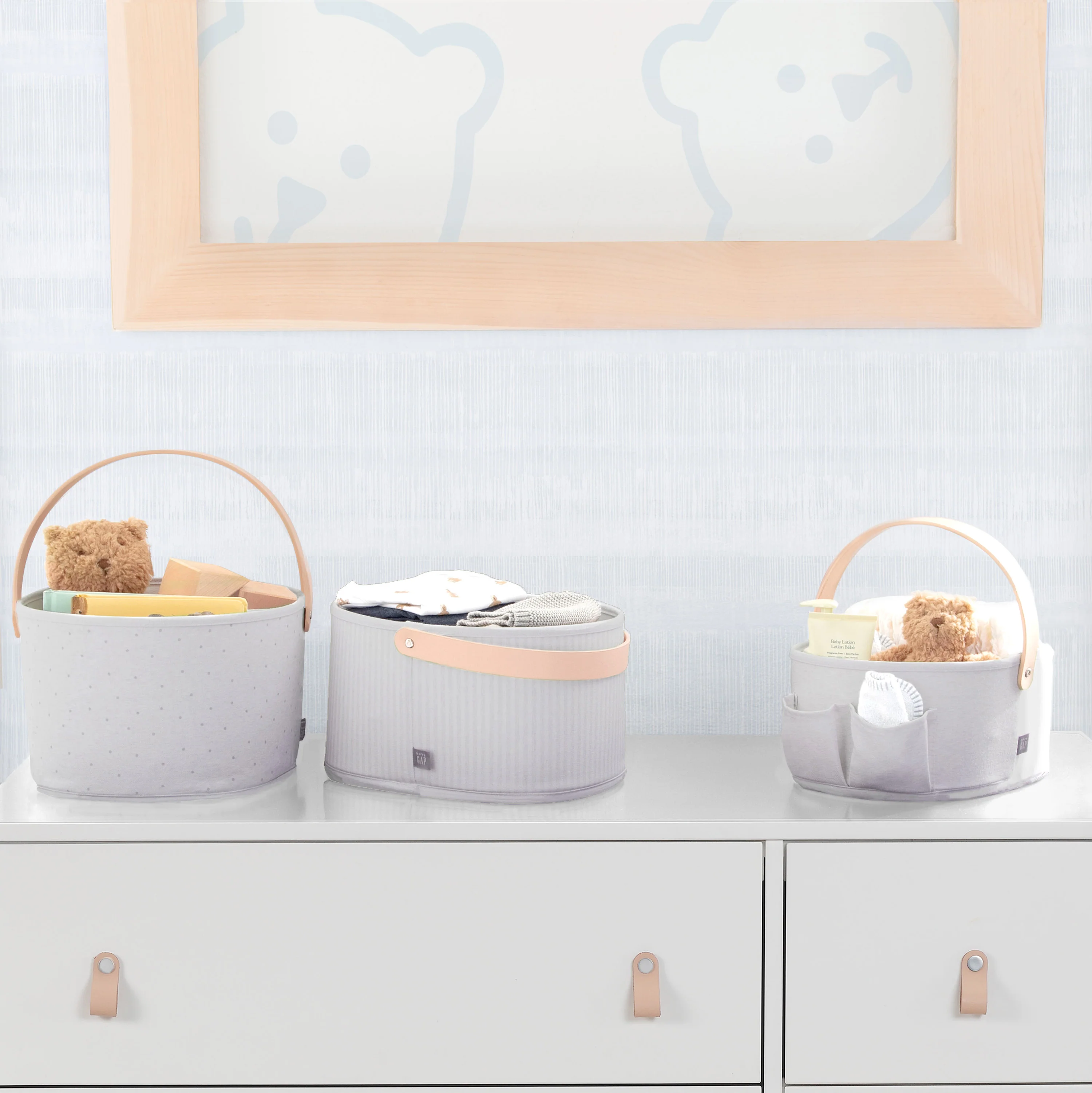 babyGap 3-Pack Nested Fabric Storage Bins with Handles - Image 16