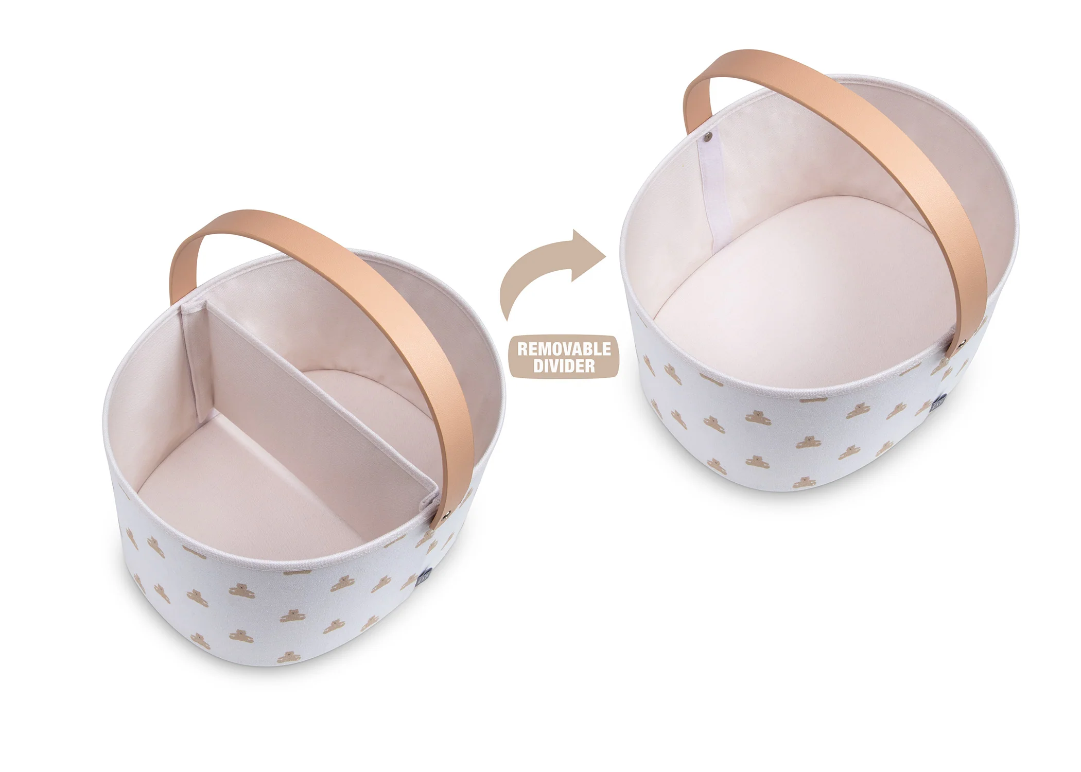 babyGap 3-Pack Nested Fabric Storage Bins with Handles - Image 6