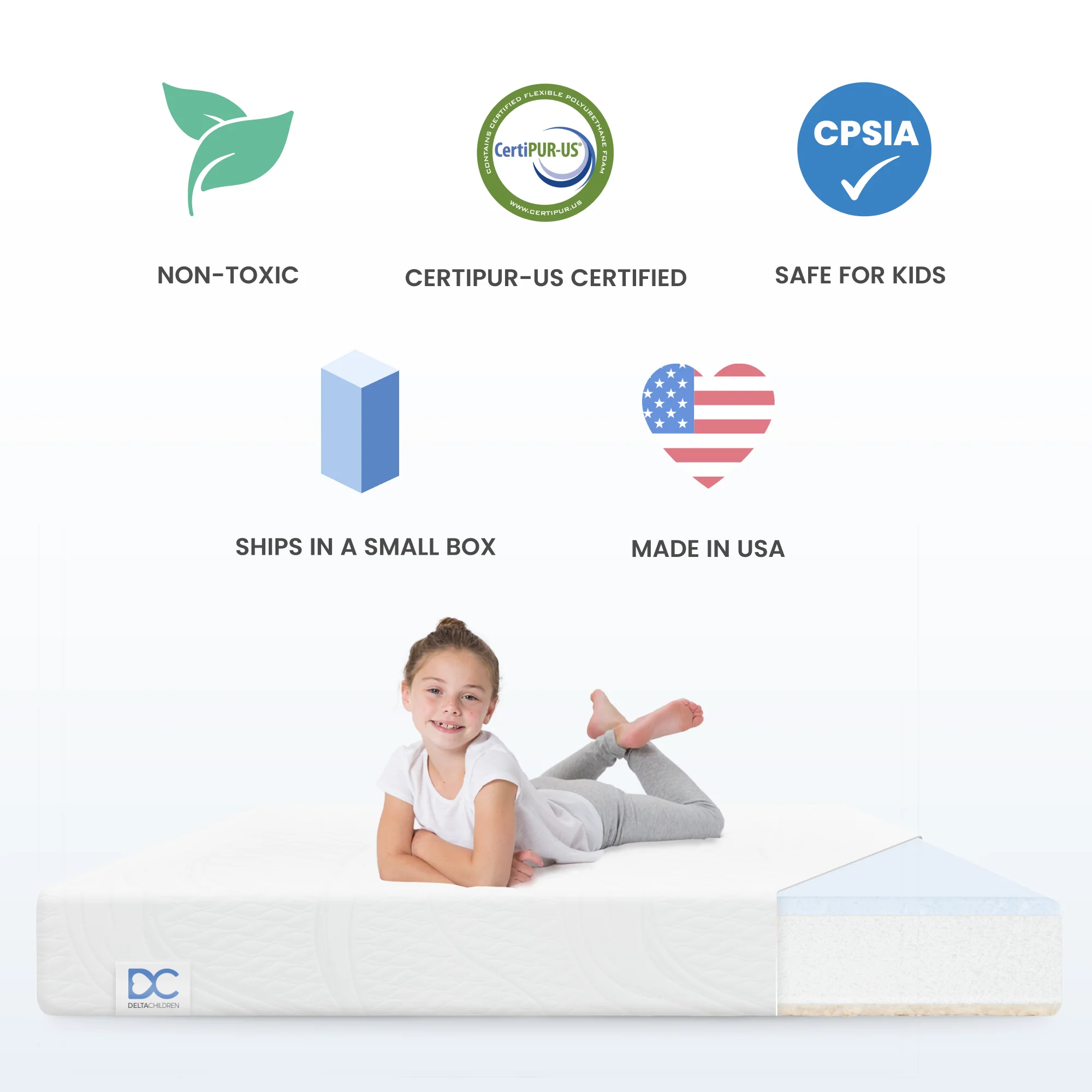 Dream 6-inch Memory Foam Twin Mattress - Image 2