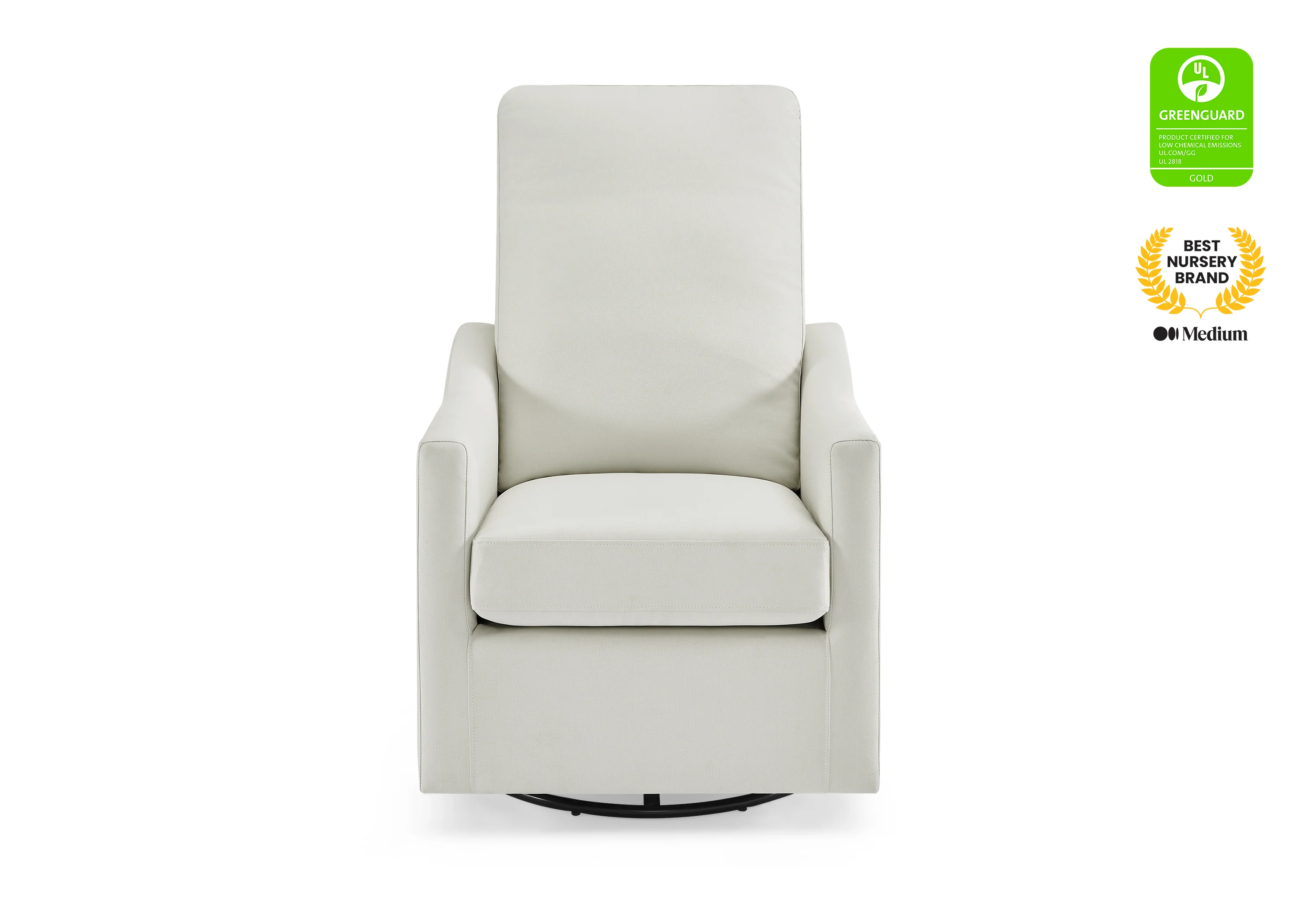 Adley Nursery Glider Swivel Rocker Chair - Image 15