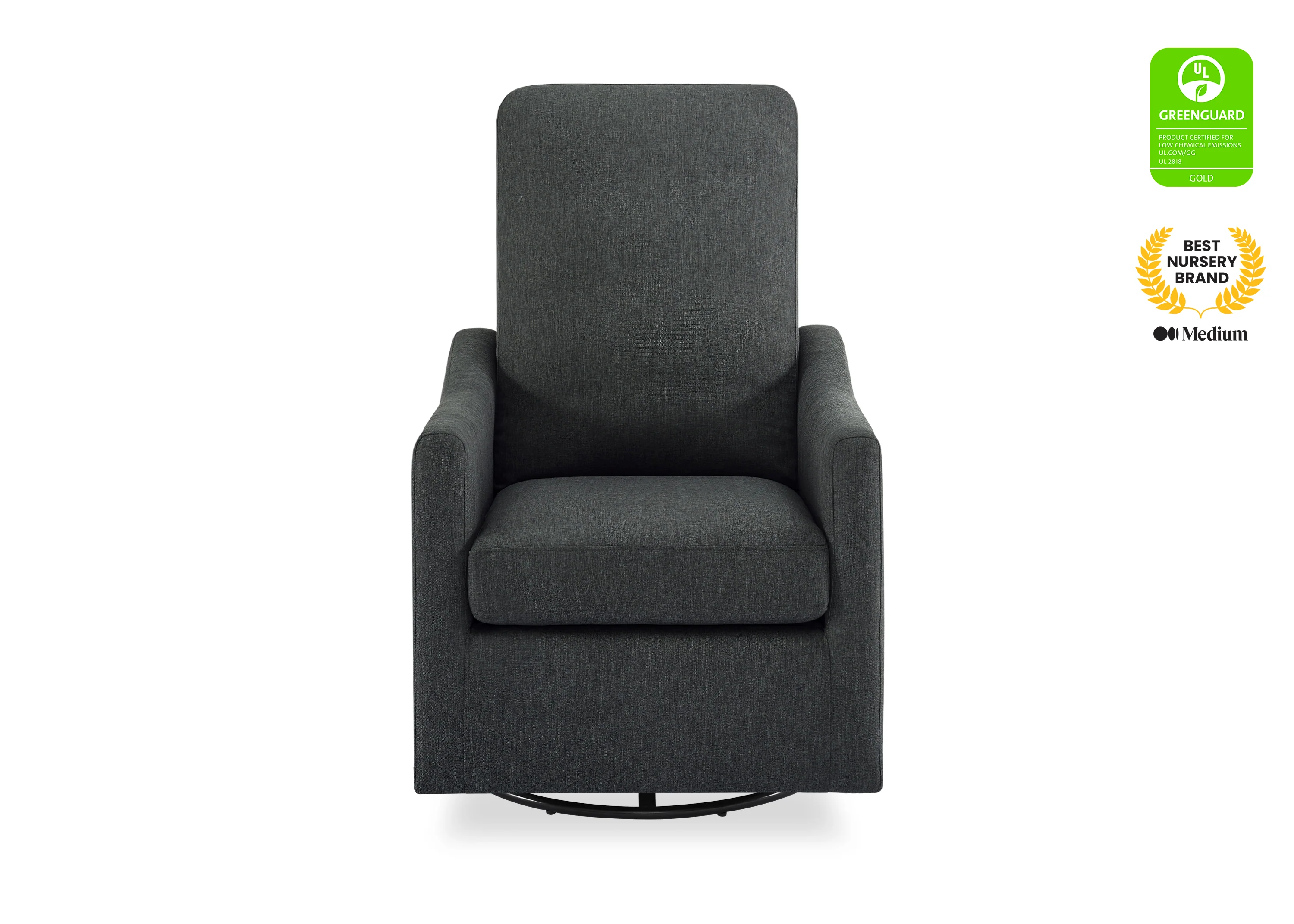 Adley Nursery Glider Swivel Rocker Chair - Image 3