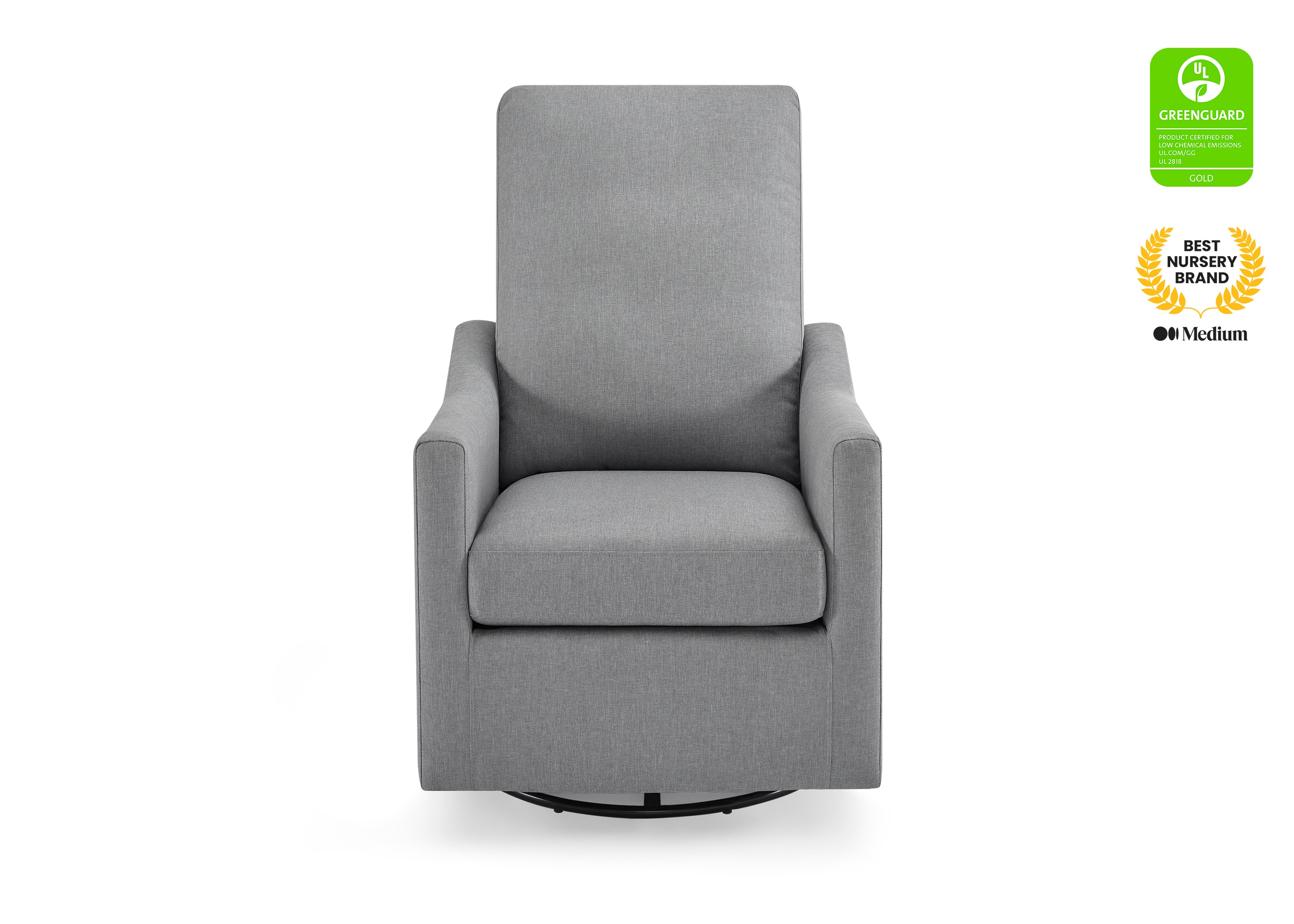 Adley Nursery Glider Swivel Rocker Chair - Image 9