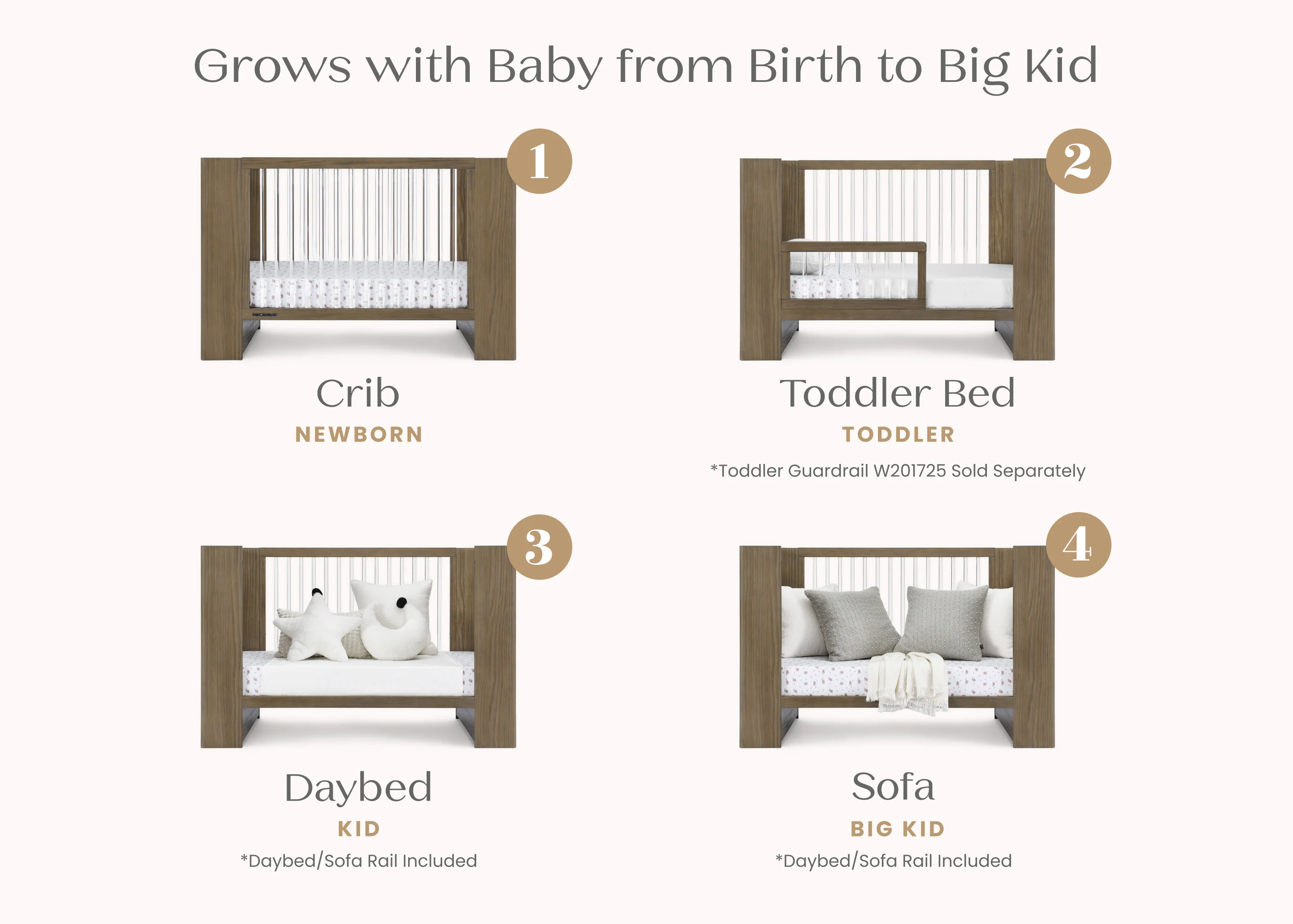 Aerin 4-in-1 Convertible Crib - Image 3
