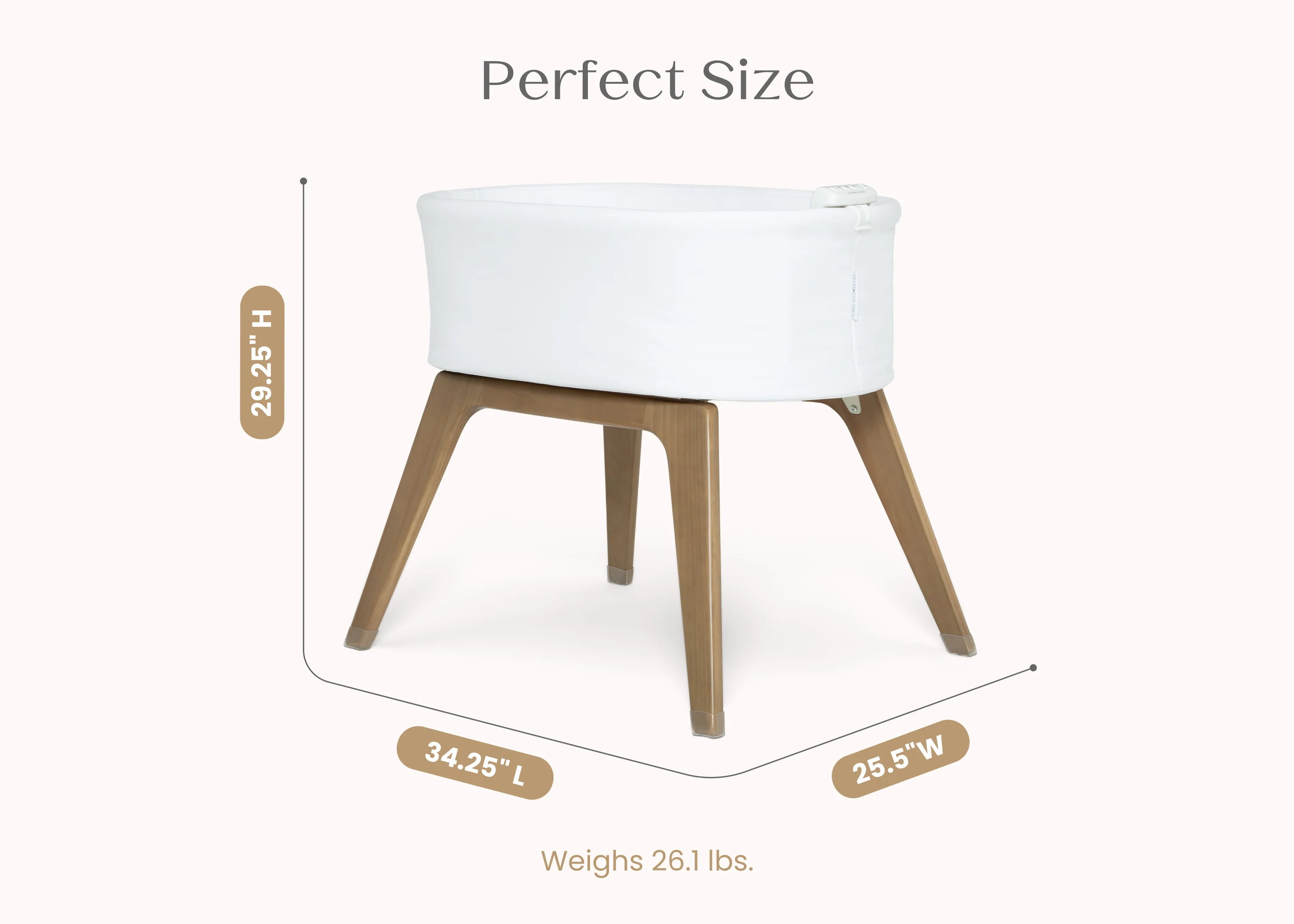 Aero Smart Auto Glide Bassinet with Cry Detection & Bluetooth Wireless Technology - Image 8