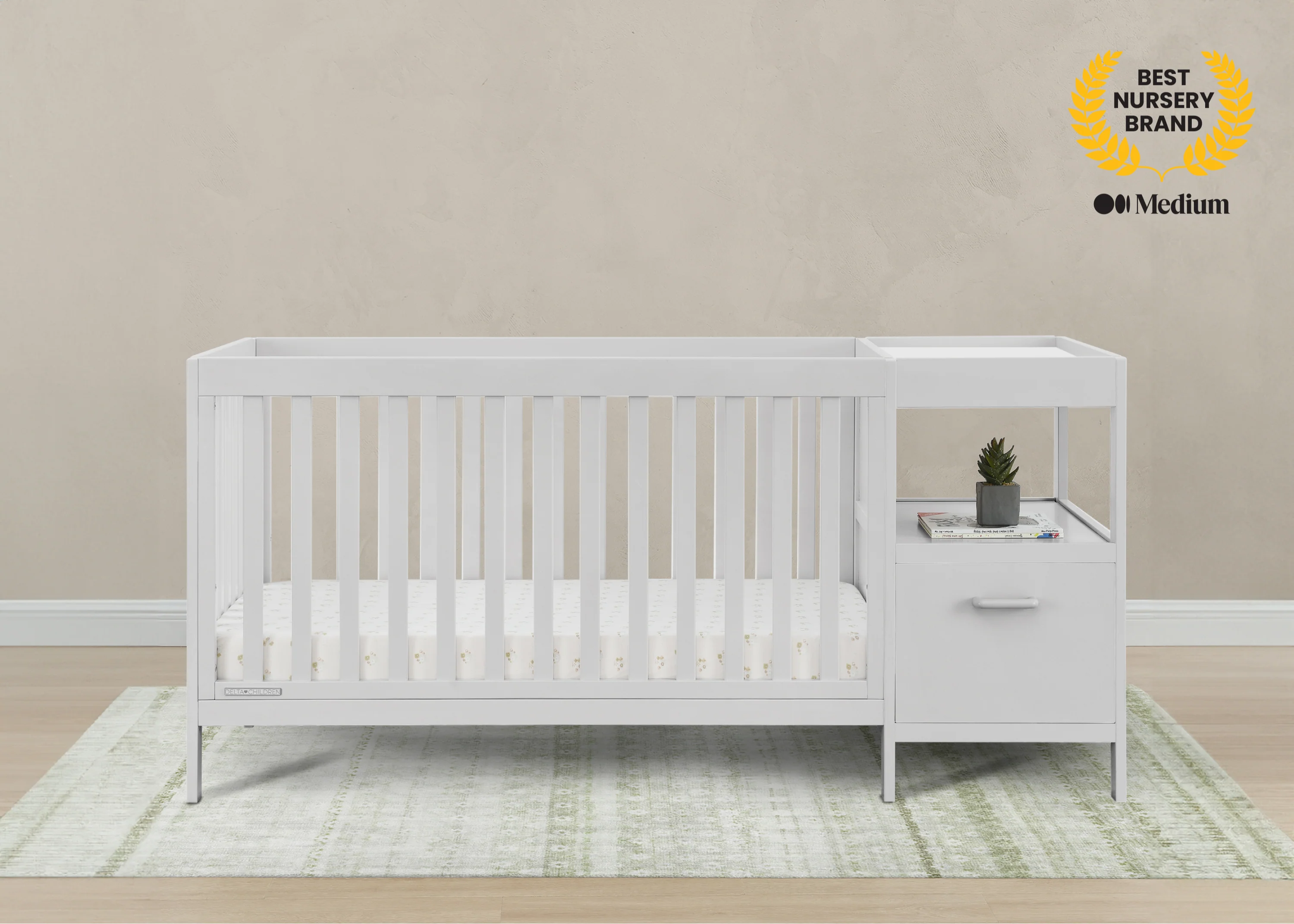 Alice 5-in-1 Convertible Crib and Changer - Image 18