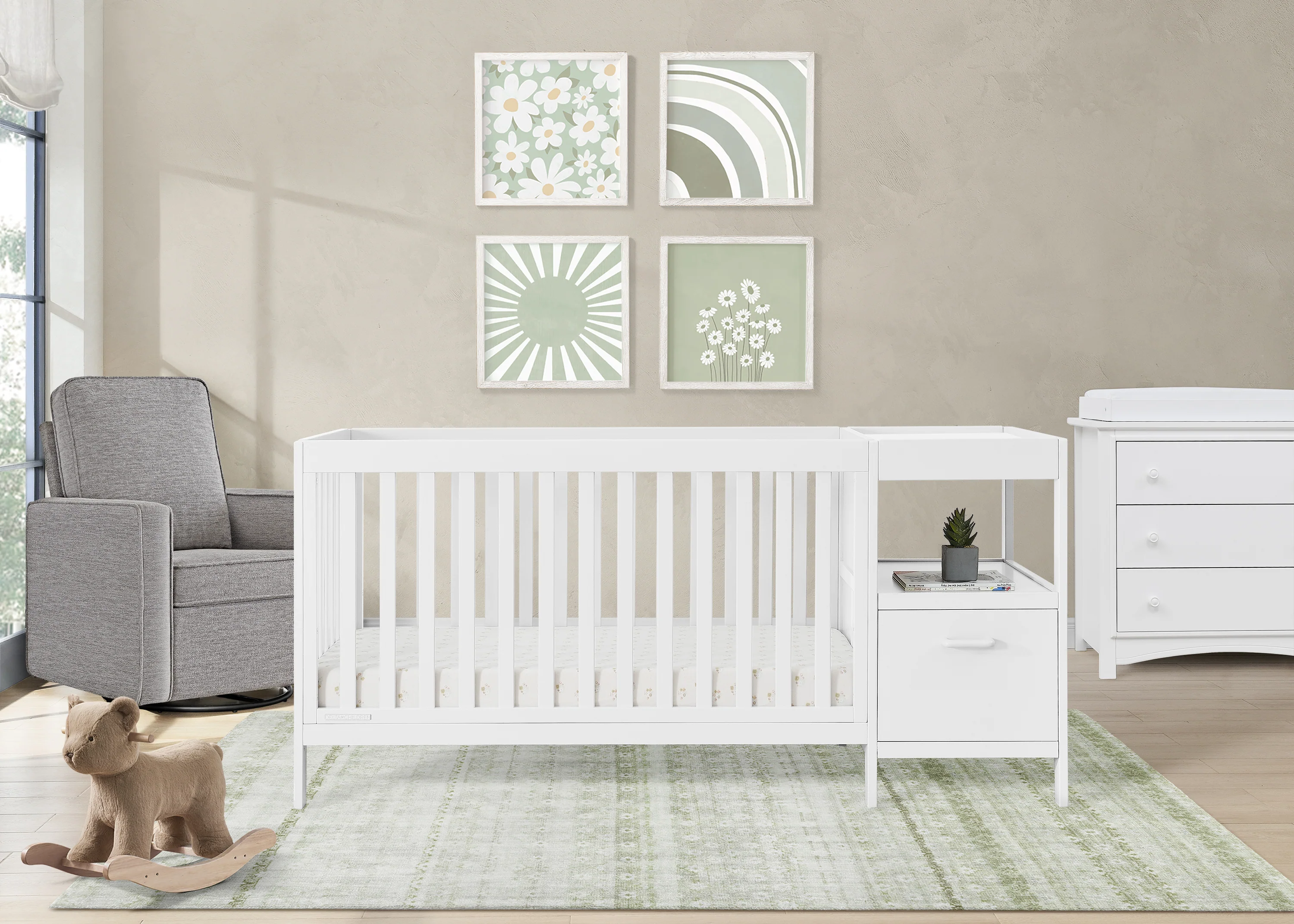 Alice 5-in-1 Convertible Crib and Changer - Image 34