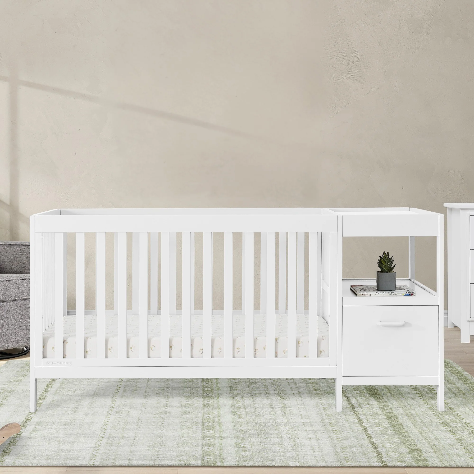 Alice 5-in-1 Convertible Crib and Changer - Image 36