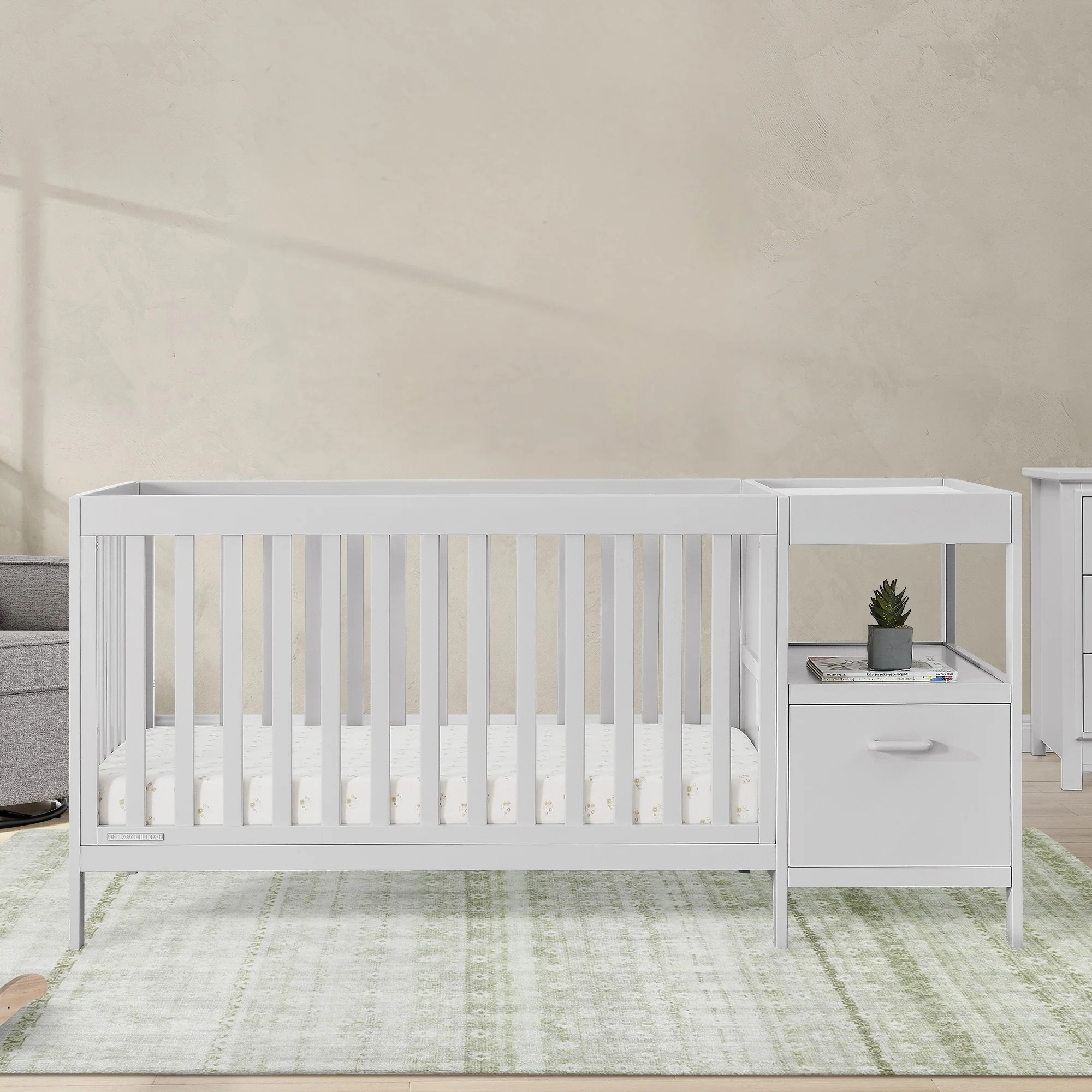 Alice 5-in-1 Convertible Crib and Changer - Image 37