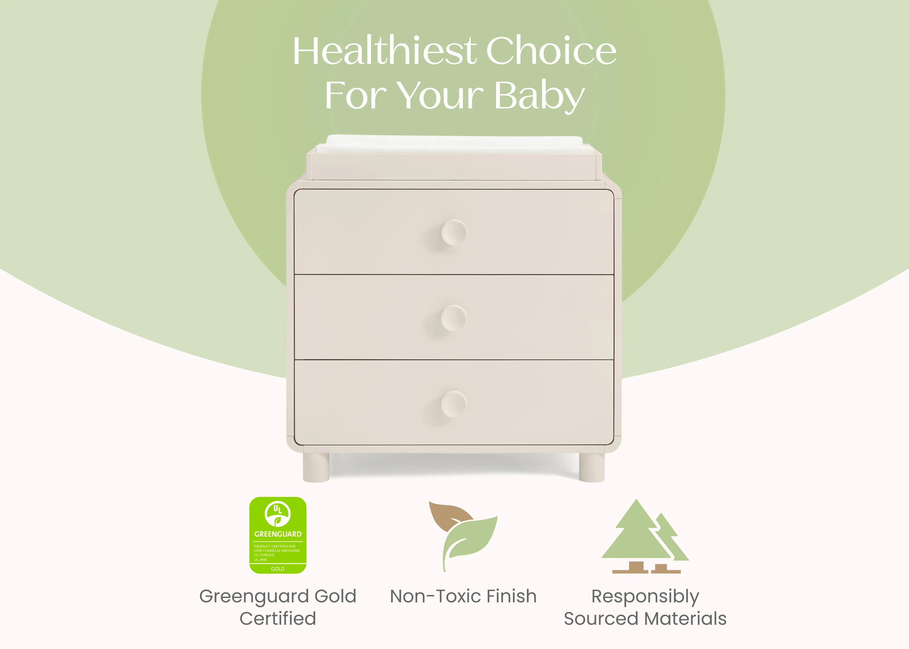 Ari 3 Drawer Dresser with Changing Top - Image 17