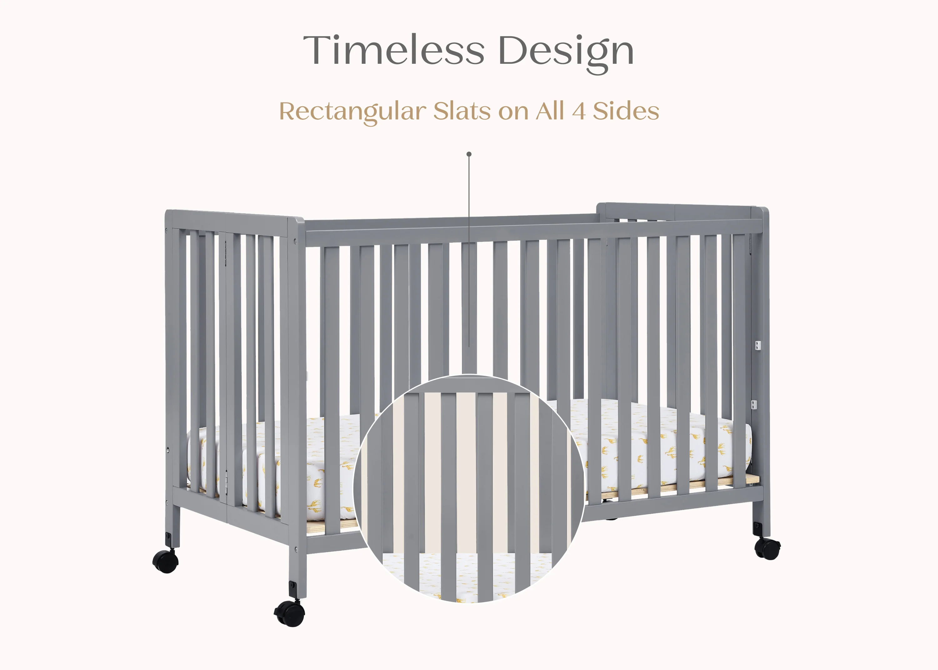 Aria Full Size Portable Folding Crib - Image 23
