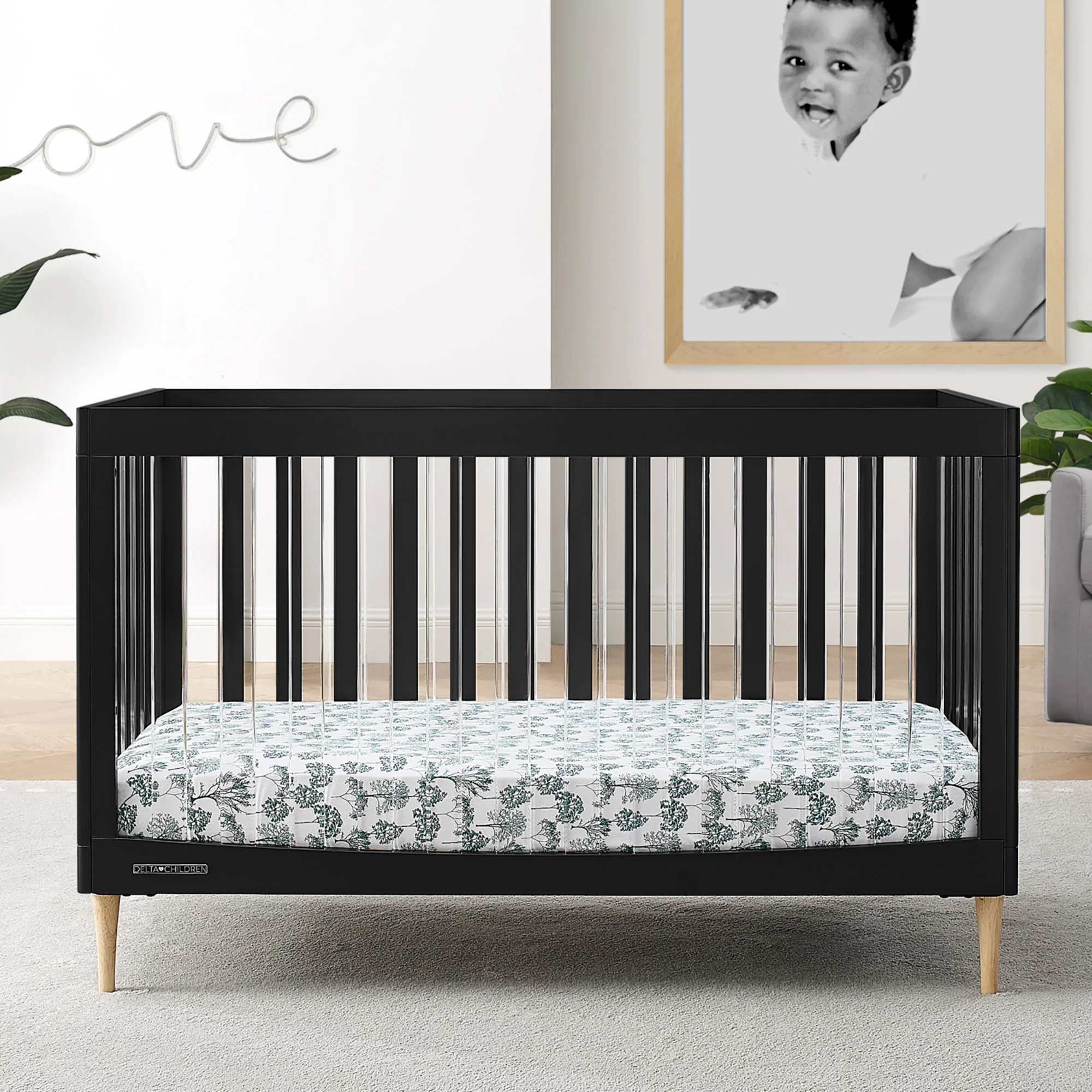 Austin Acrylic 4-in-1 Convertible Crib - Image 14