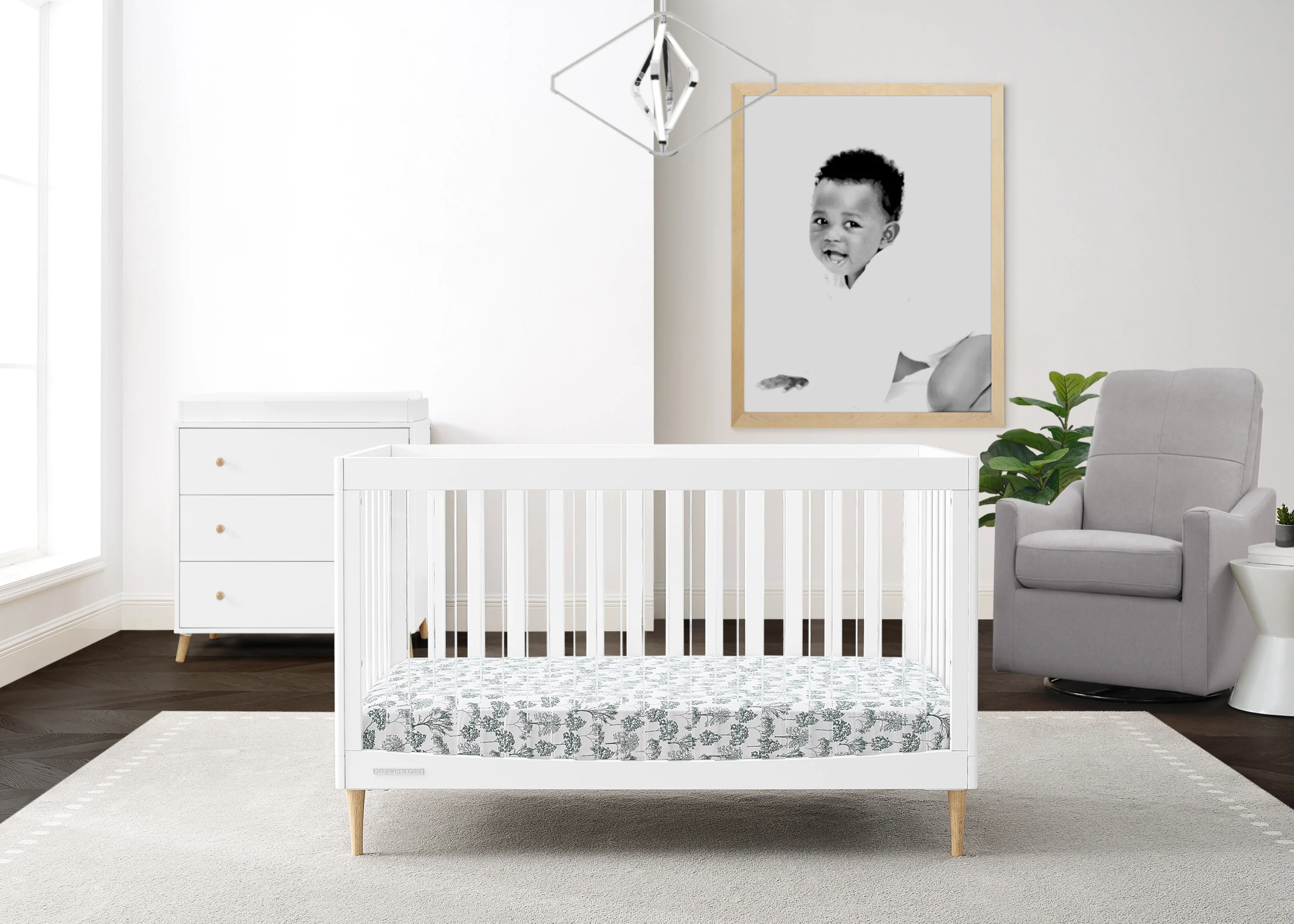 Austin Acrylic 4-in-1 Convertible Crib - Image 17