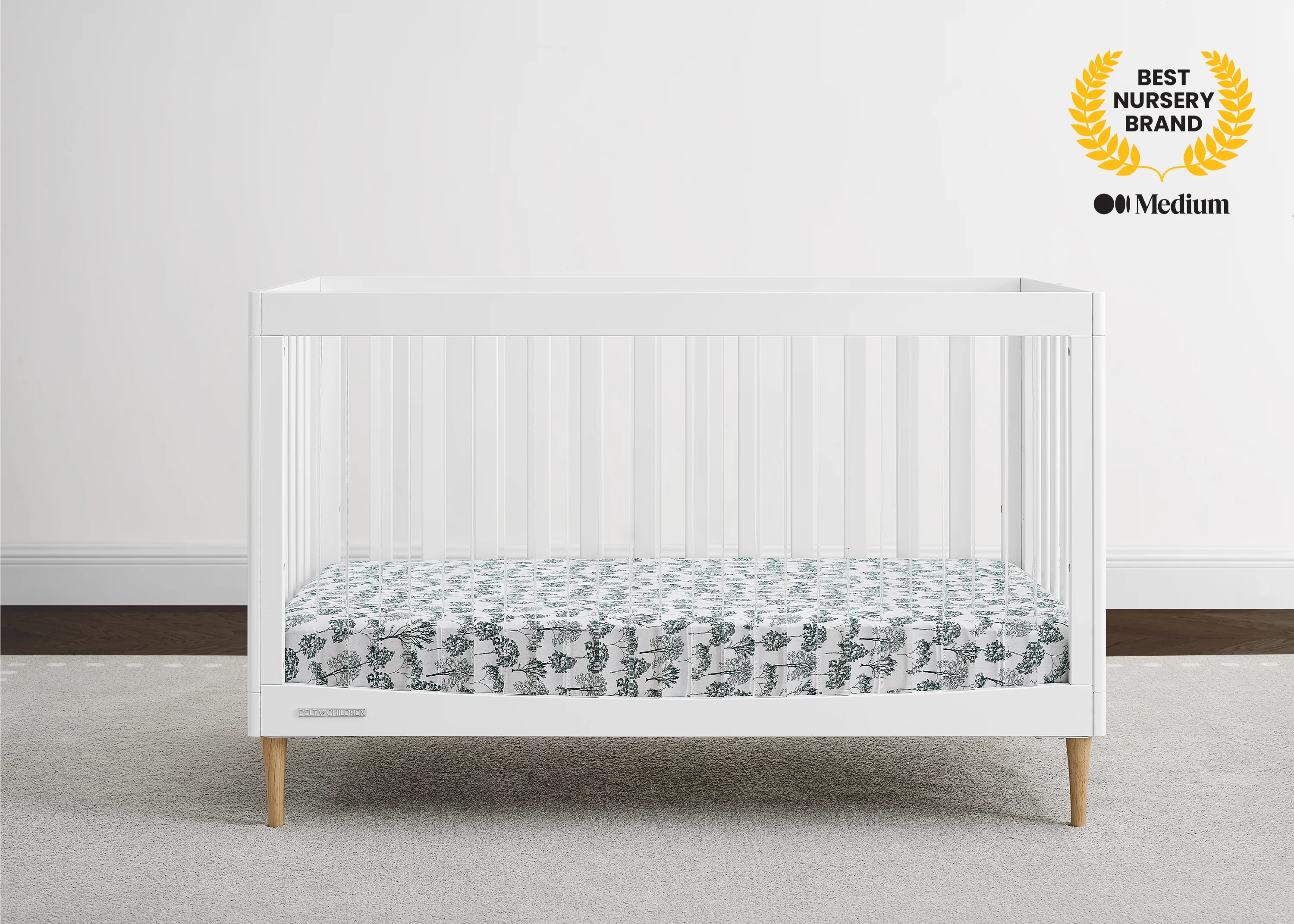 Austin Acrylic 4-in-1 Convertible Crib - Image 18
