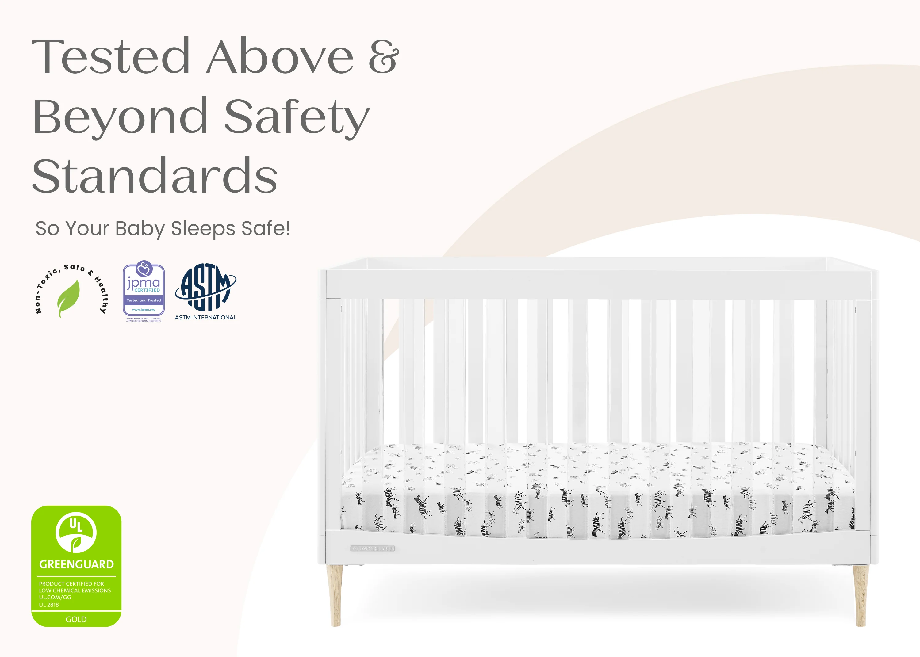 Austin Acrylic 4-in-1 Convertible Crib - Image 24