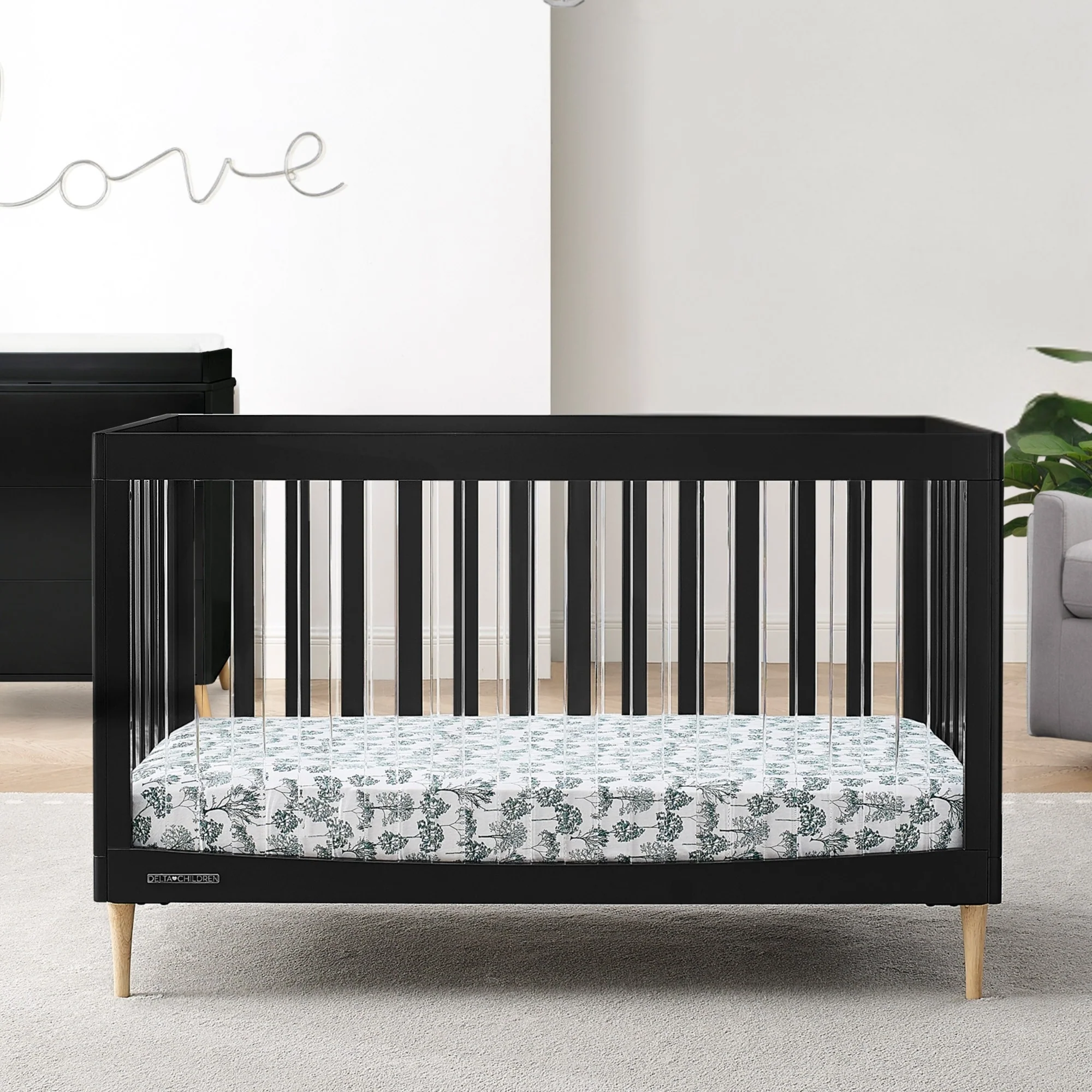 Austin Acrylic 4-in-1 Convertible Crib - Image 35