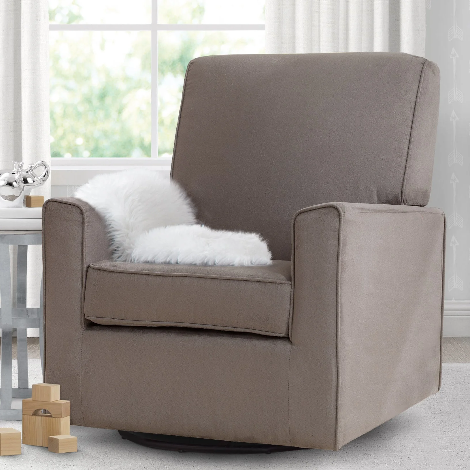 Ava Upholstered Glider - Image 6