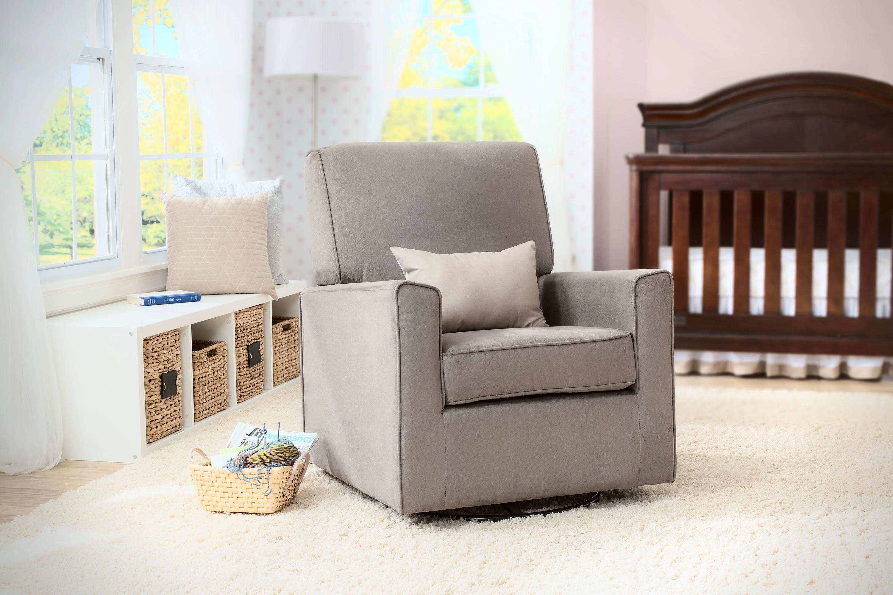 Ava Upholstered Glider - Image 8