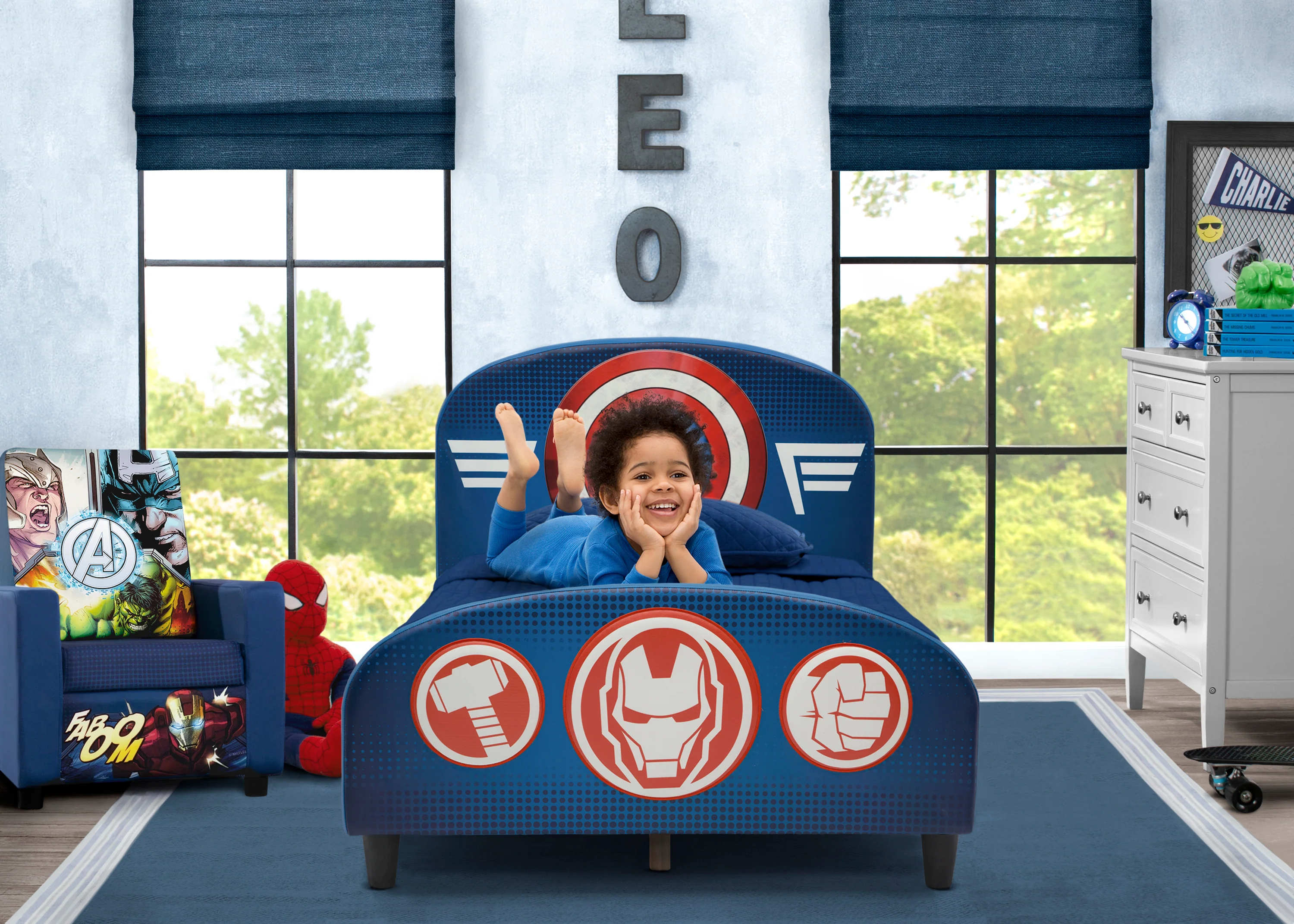 Avengers Upholstered Twin Bed - Image 3