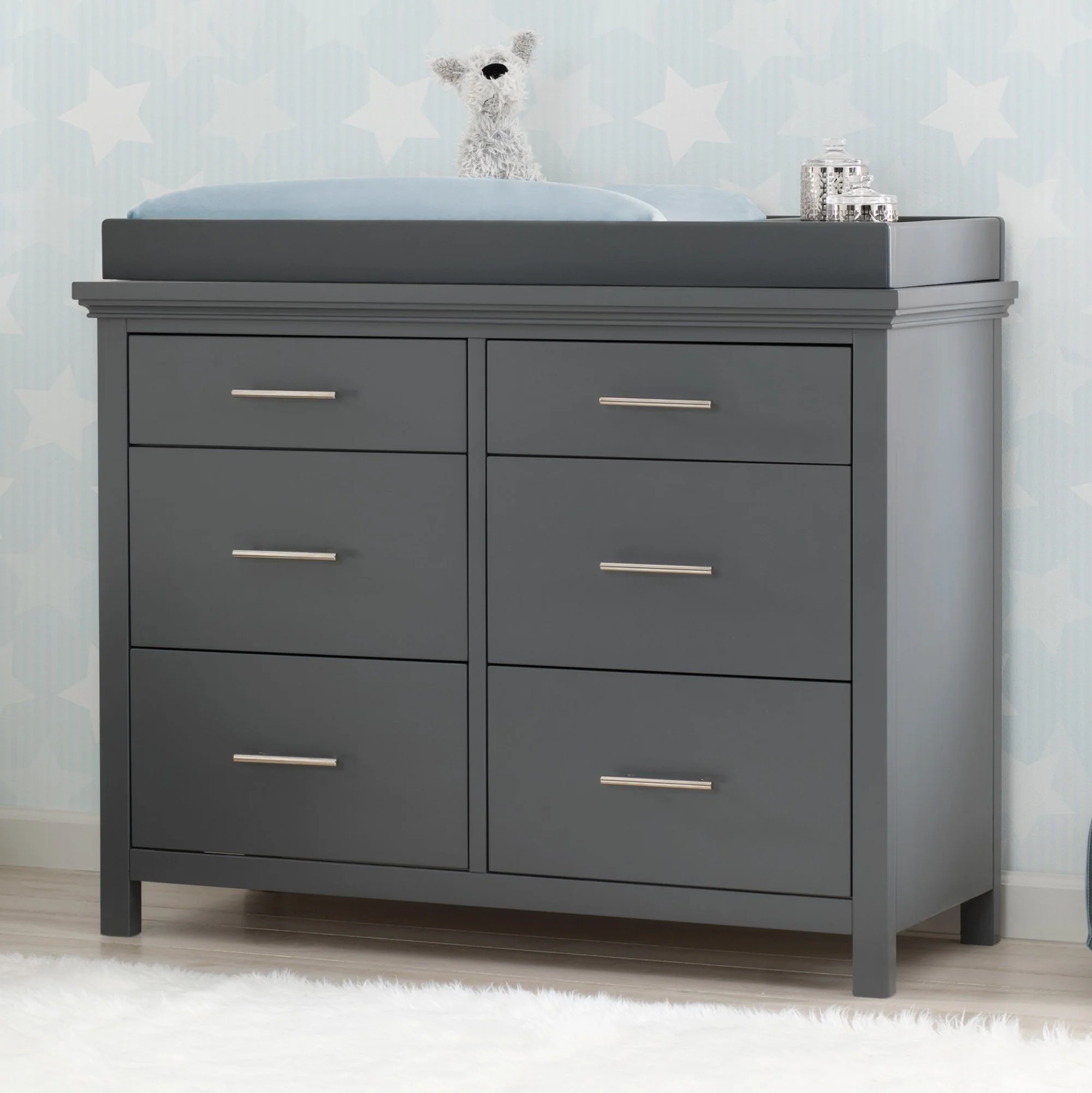 Avery 6 Drawer Dresser with Changing Top - Image 7